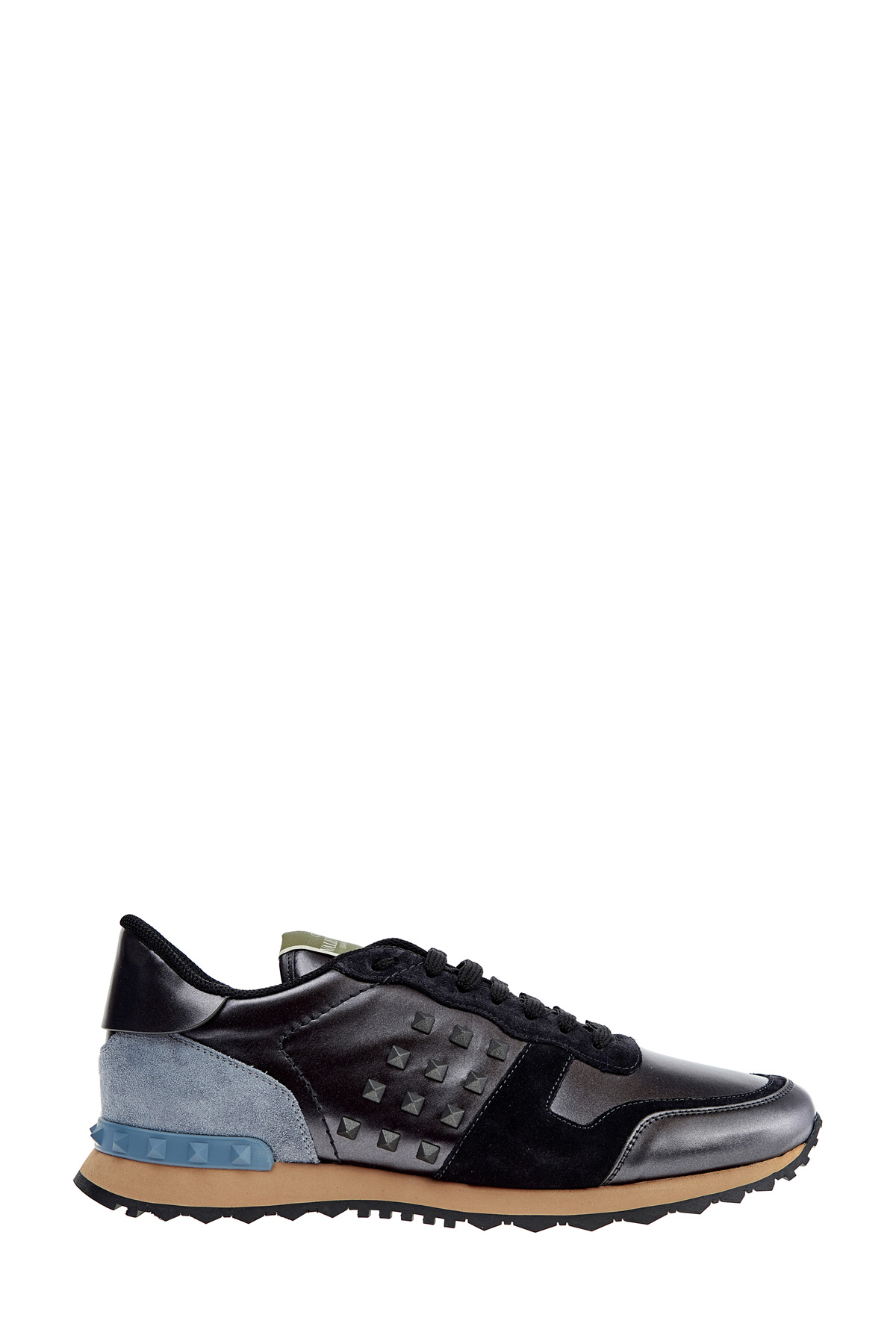 Кроссовки Rockrunner из кожи наппа и замши с заклепками в тон, Черный, Кроссовки Rockrunner из кожи наппа и замши с заклепками в тон
Кроссовки Rockrunner из кожи наппа и замши с заклепками в тон, Черный, Кроссовки Rockrunner из кожи наппа и замши с заклепками в тон