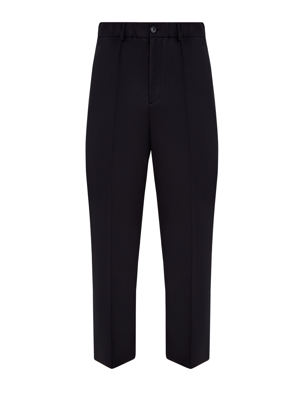Прямые брюки в стиле smart casual из шерсти и мохера, Черный, Прямые брюки в стиле smart casual из шерсти и мохера
Прямые брюки в стиле smart casual из шерсти и мохера, Черный, Прямые брюки в стиле smart casual из шерсти и мохера