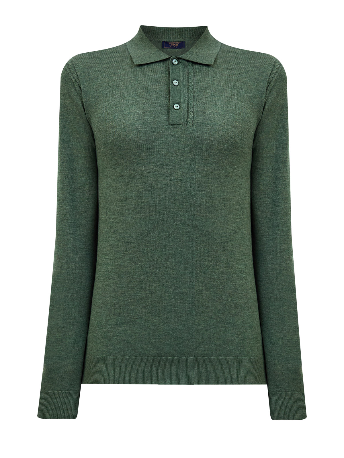 Джемпер-поло из смесовой шерсти и тенселя с вязаной деталью, Зеленый, Джемпер-поло из смесовой шерсти и тенселя с вязаной деталью
Джемпер-поло из смесовой шерсти и тенселя с вязаной деталью, Зеленый, Джемпер-поло из смесовой шерсти и тенселя с вязаной деталью