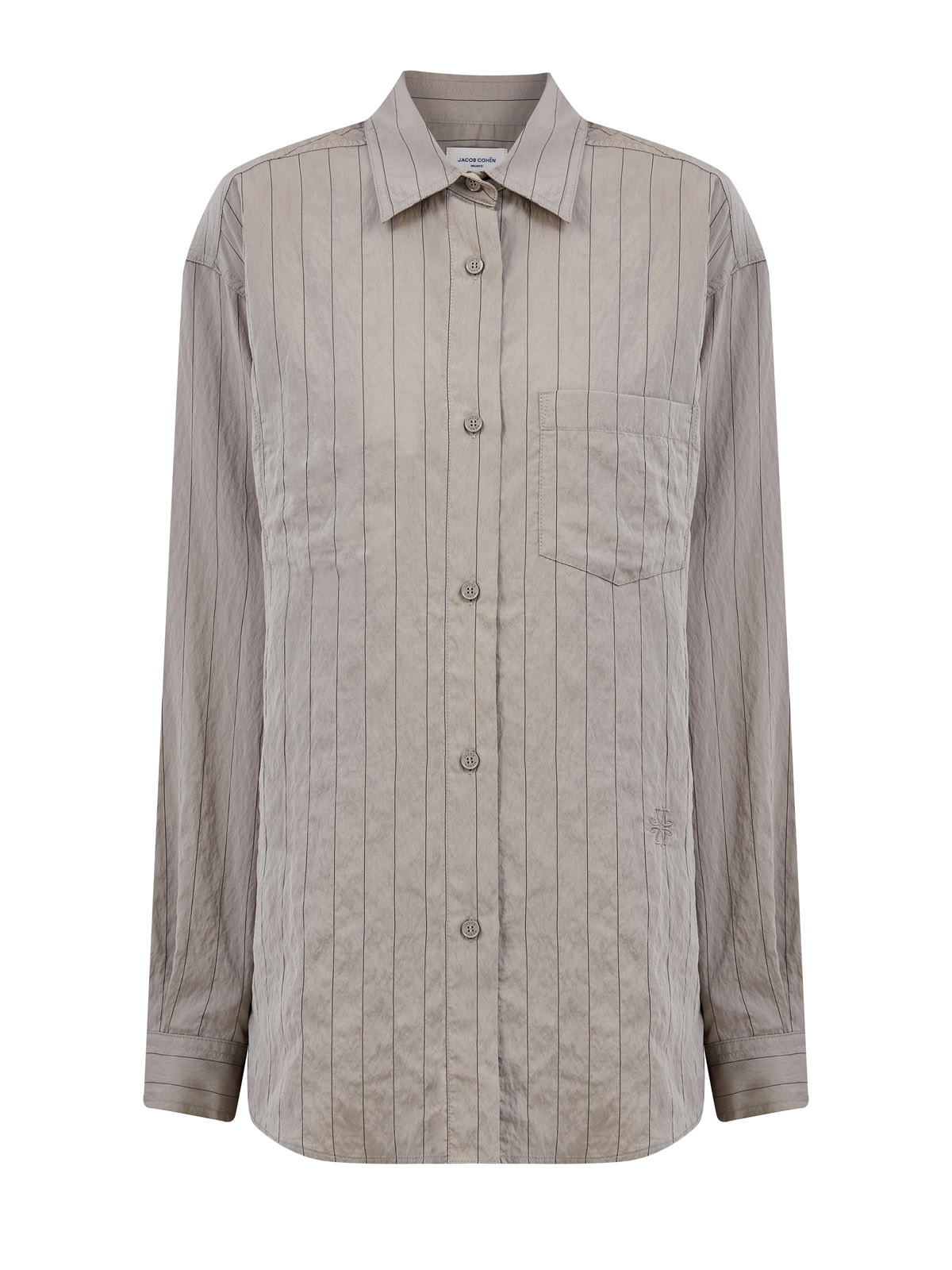 Свободная рубашка из поплина в полоску с вышитым логотипом, Бежевый, Свободная рубашка из поплина в полоску с вышитым логотипом
Свободная рубашка из поплина в полоску с вышитым логотипом, Бежевый, Свободная рубашка из поплина в полоску с вышитым логотипом