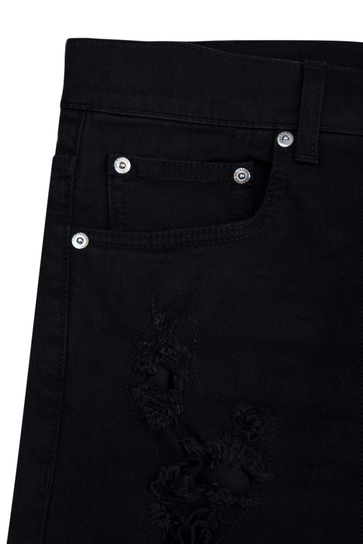 джинсы ALEXANDER MCQUEEN, цвет черный, размер 50 - фото 5