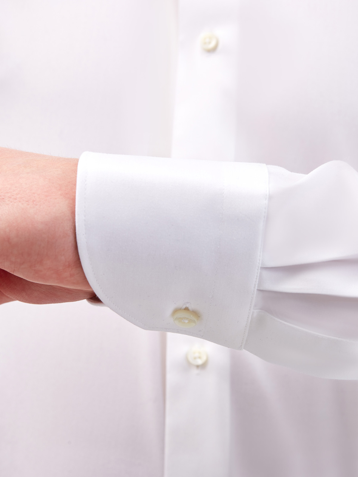 Классическая белая сорочка из гладкого хлопка Impeccabile CANALI, цвет белый, размер 52;52;56;58;60;62 - фото 5