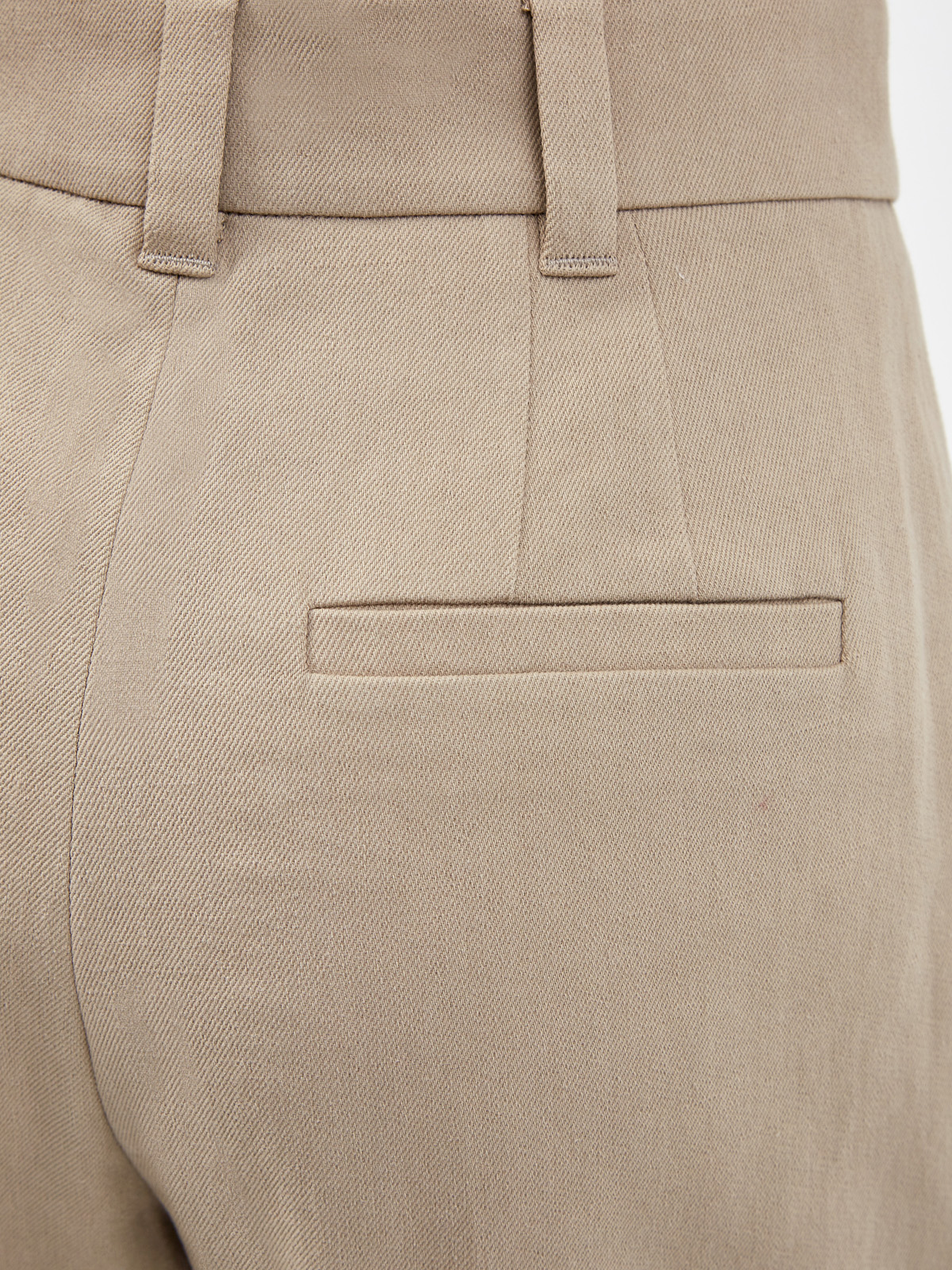 Высокие брюки Tailored с заложенными складками BRUNELLO CUCINELLI, цвет бежевый, размер 38;42;44;46;40 - фото 6