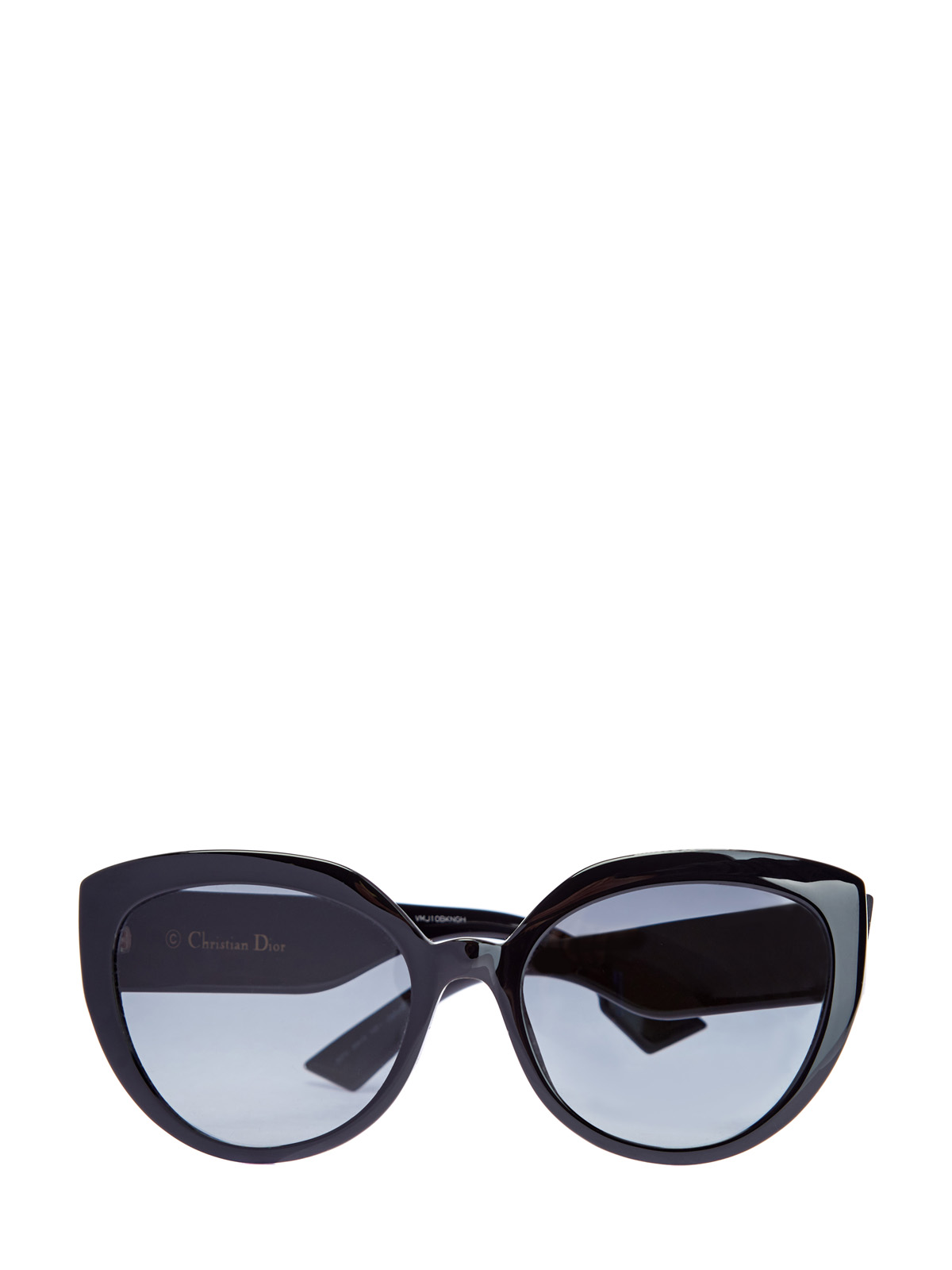 Очки DDior с логотипом на дужках DIOR (sunglasses) women, цвет черный, размер M