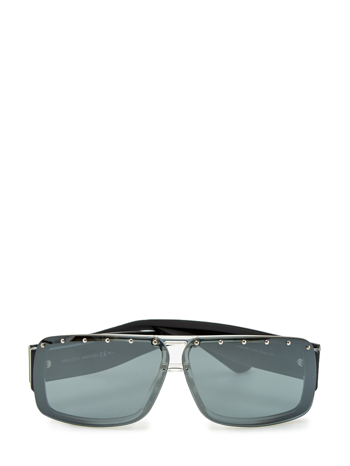 Солнцезащитные очки Morris с принтованными дужками и литым логотипом JIMMY CHOO  (sunglasses), цвет коричневый - фото 1