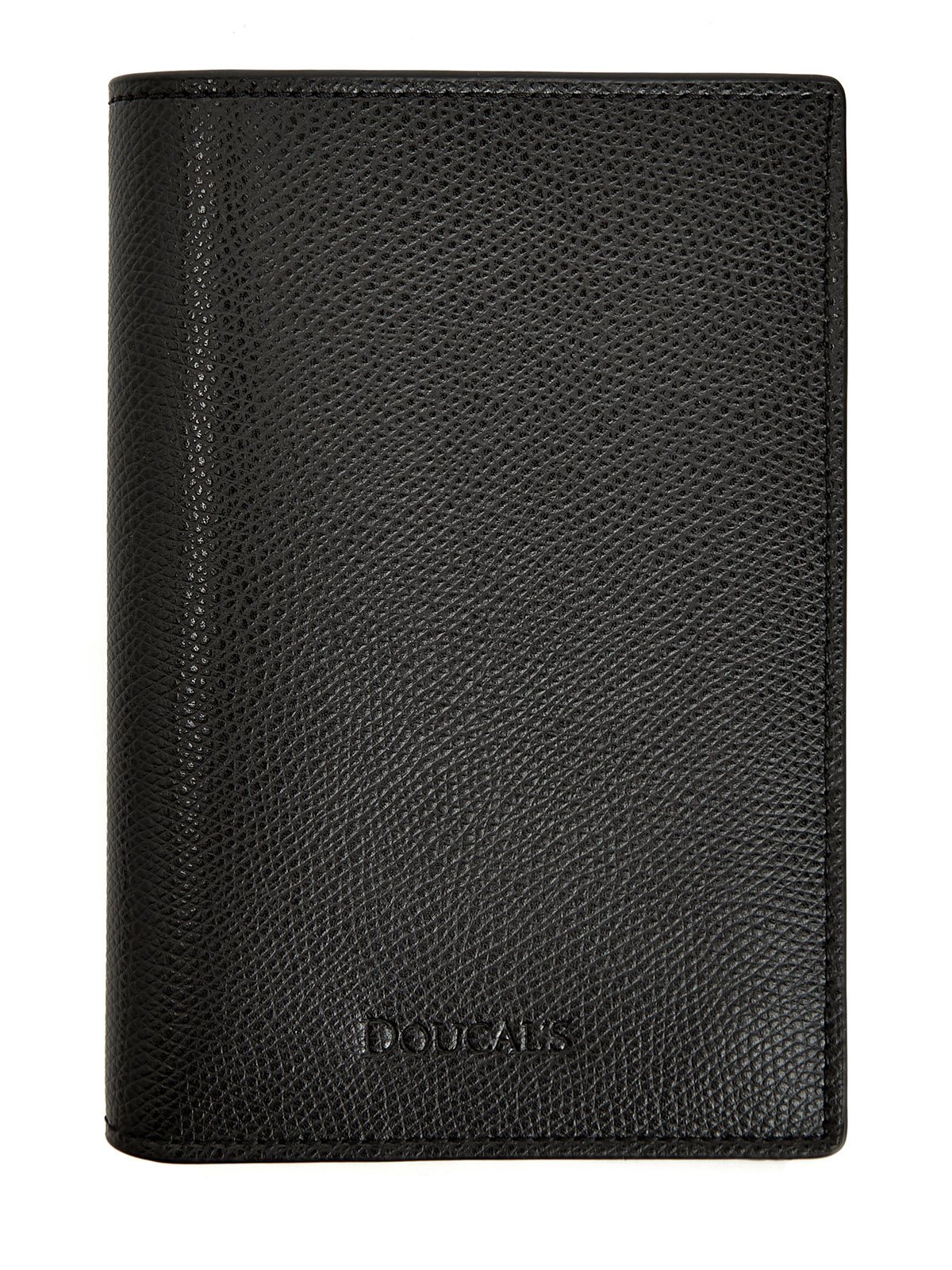 Обложка для паспорта из крупнозернистой кожи с тиснением