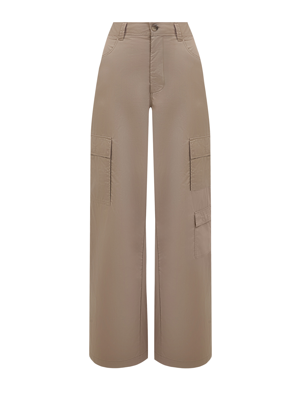 

Свободные брюки-карго Lela из хлопкового поплина, Бежевый, Свободные брюки-карго Lela из хлопкового поплина