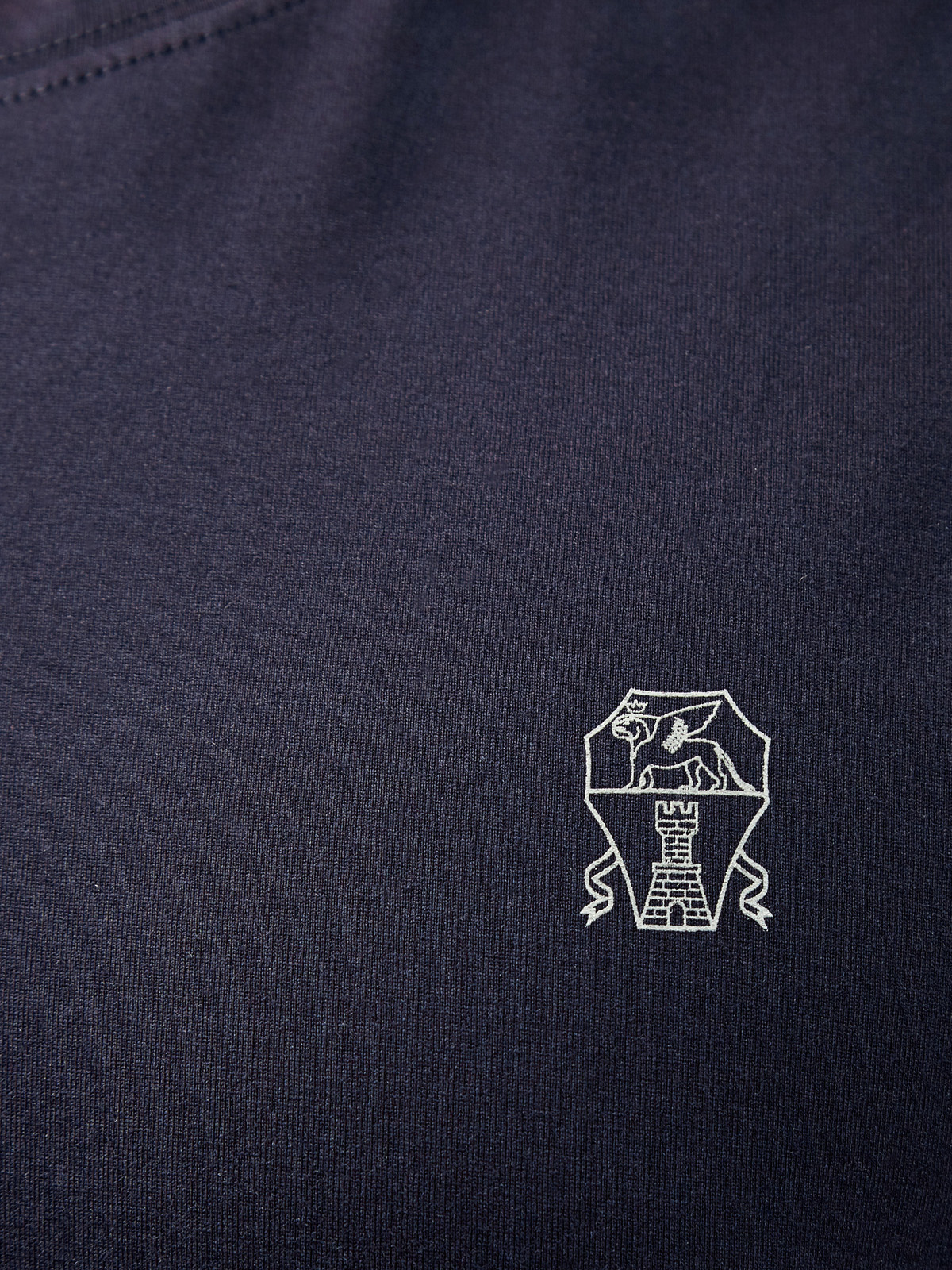 Базовая футболка из гладкого хлопка с логотипом BRUNELLO CUCINELLI, цвет черный, размер 52;54;56;58;60;48 - фото 5