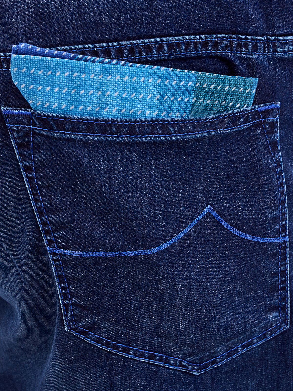 Шорты из хлопкового денима с застежкой на пуговицы JACOB COHEN, цвет синий, размер 48;52;54;54;50 - фото 6