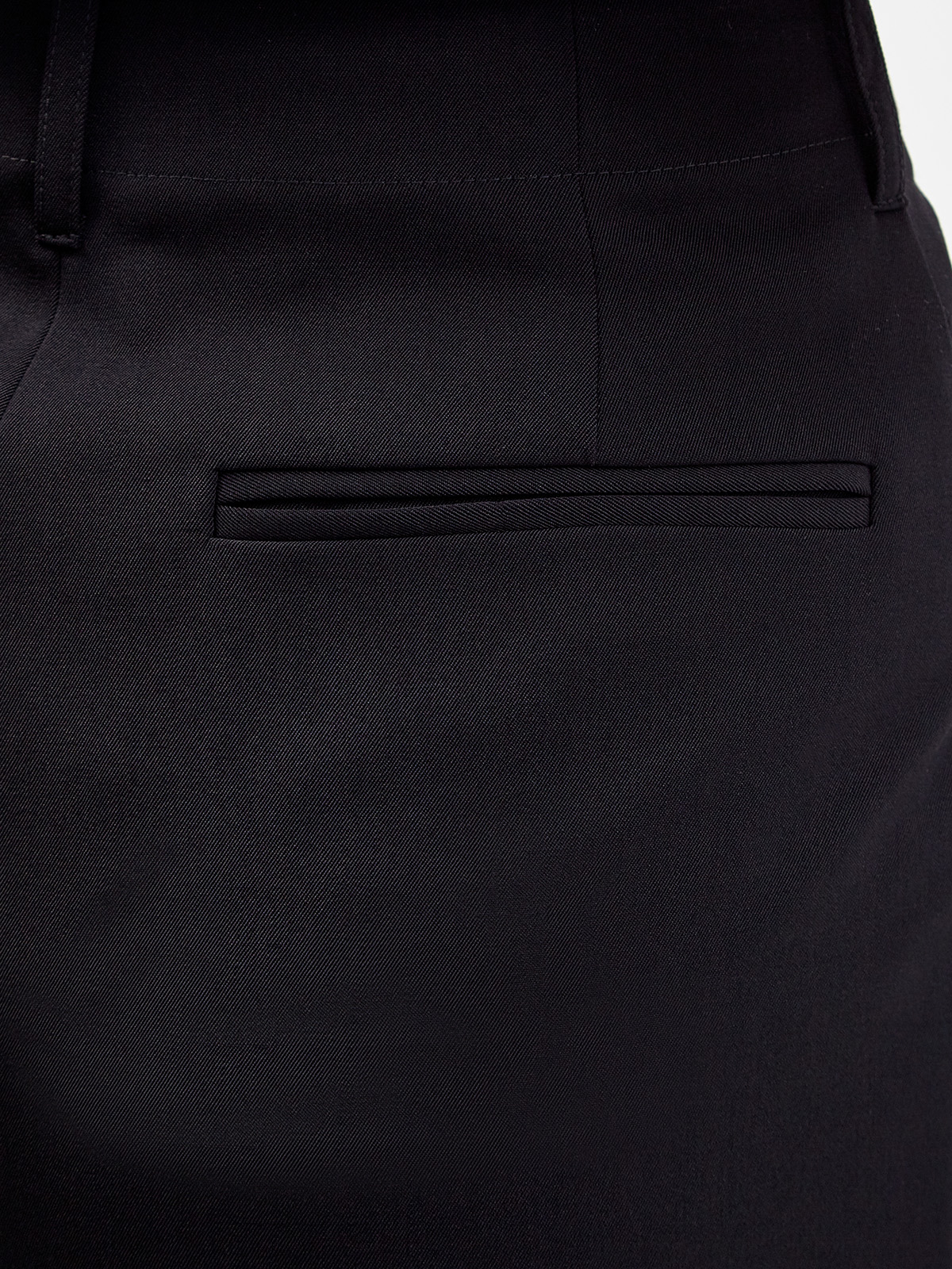 Черные брюки-палаццо архитектурного кроя STELLA McCARTNEY, цвет черный, размер XS;M;L - фото 6