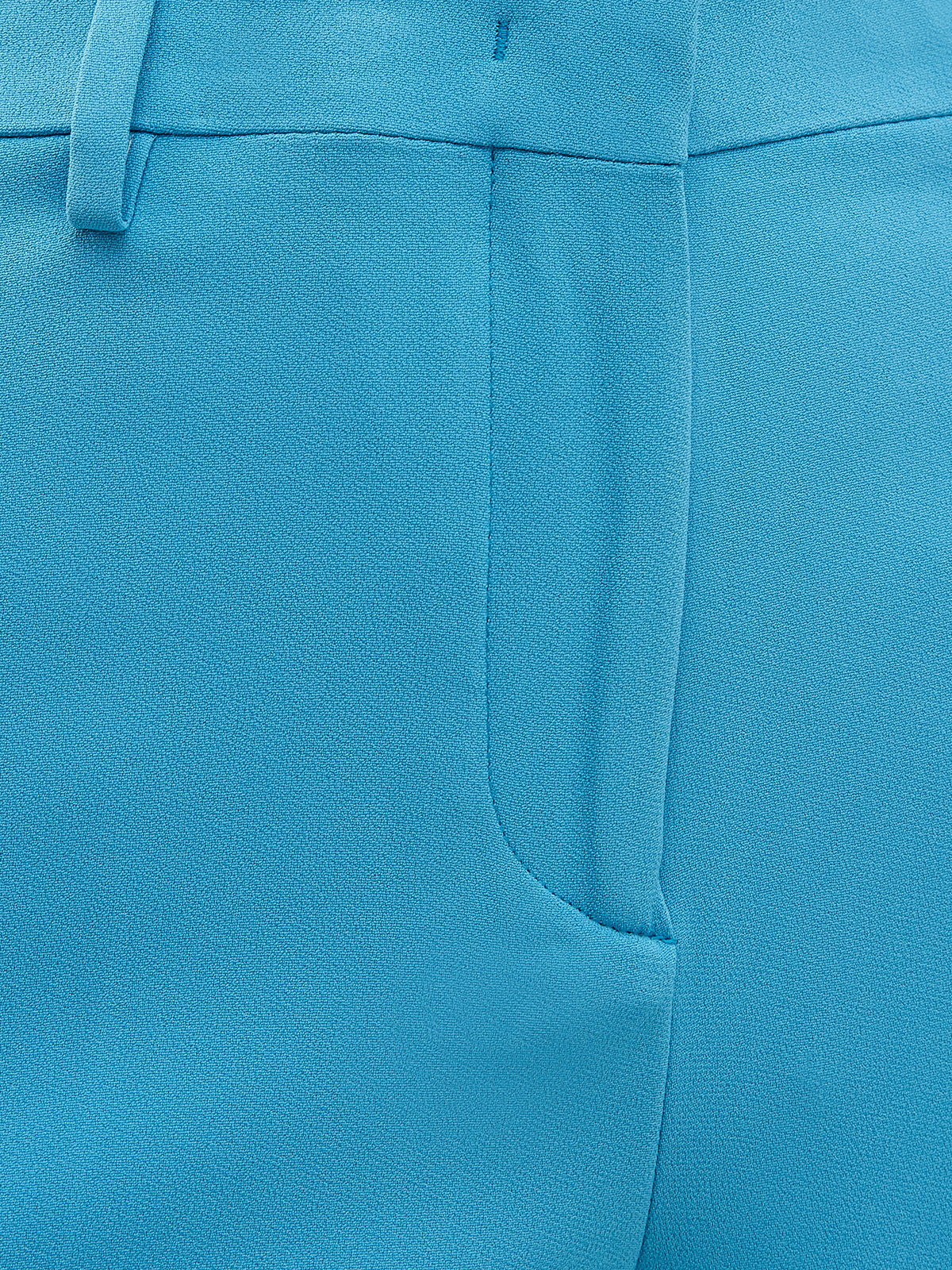 Брюки укороченного кроя на высокой посадке ETRO, цвет голубой, размер 44;46;48;50;42 - фото 5