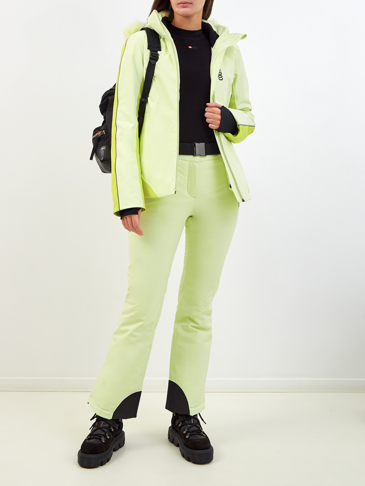 Горнолыжные брюки с утеплителем Clomax® Flex4way и поясом COLMAR, цвет зеленый, размер S;M;L;XL - фото 2