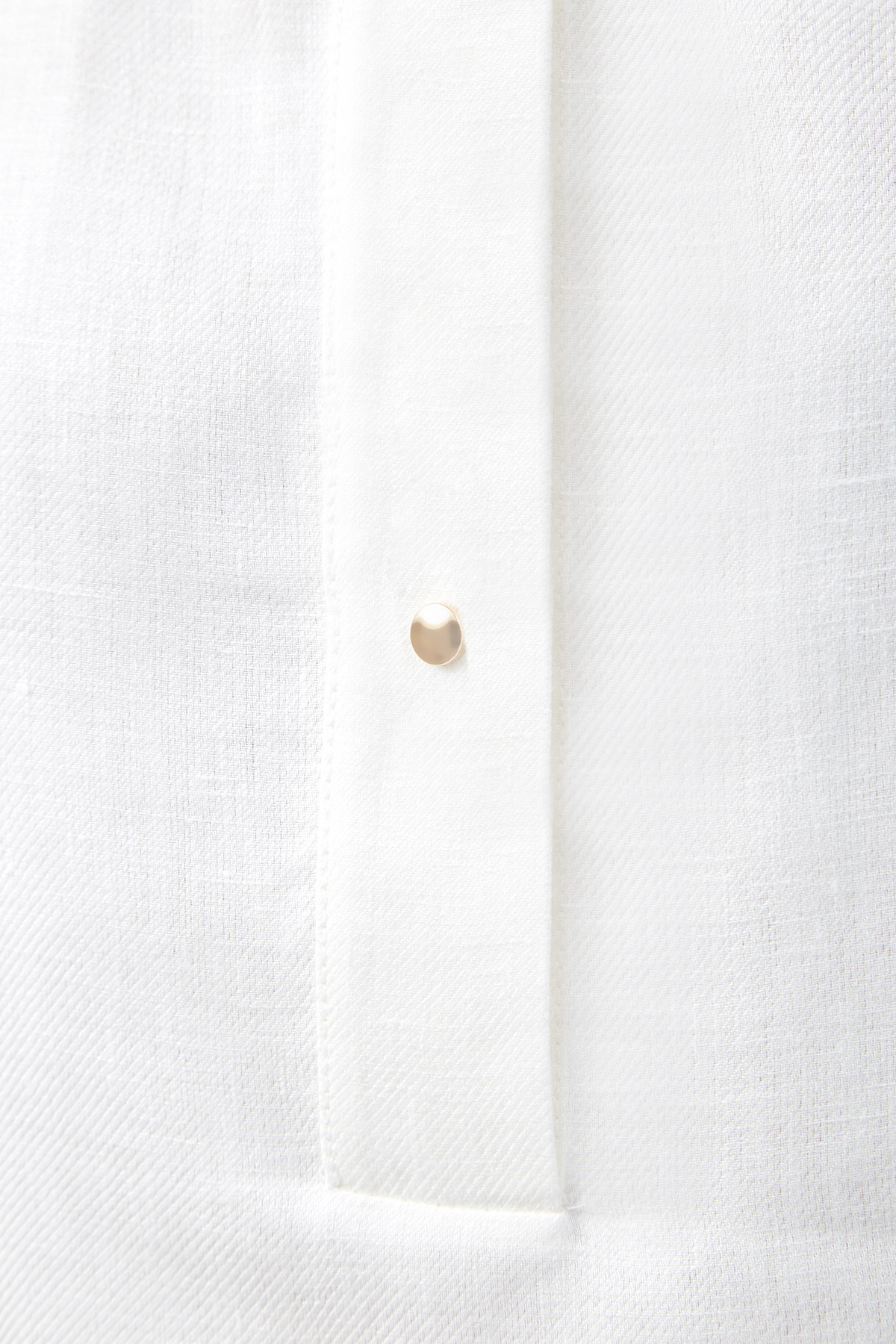 Льняная блуза с рукавами-оборками AGNONA, цвет белый, размер 40;44;42 - фото 5