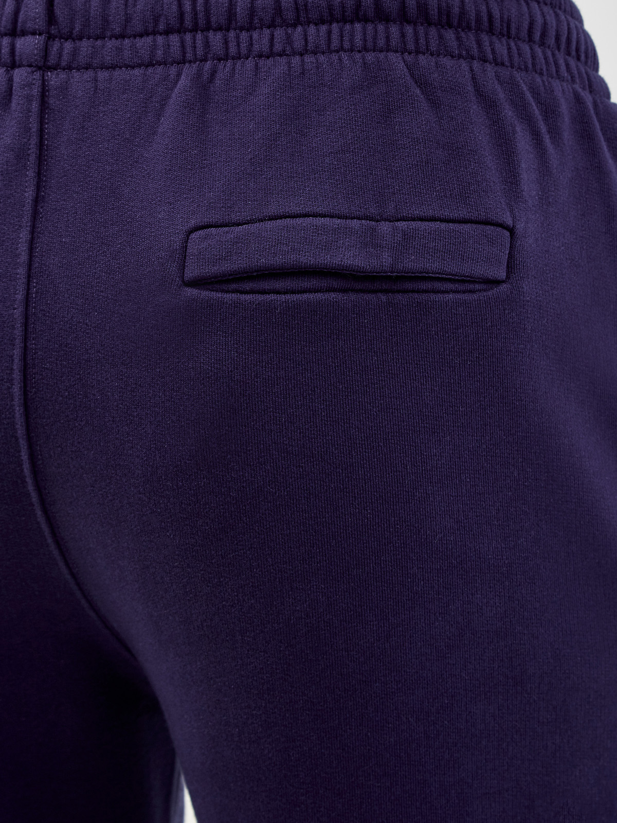 Спортивные брюки из хлопкового футера с логотипом