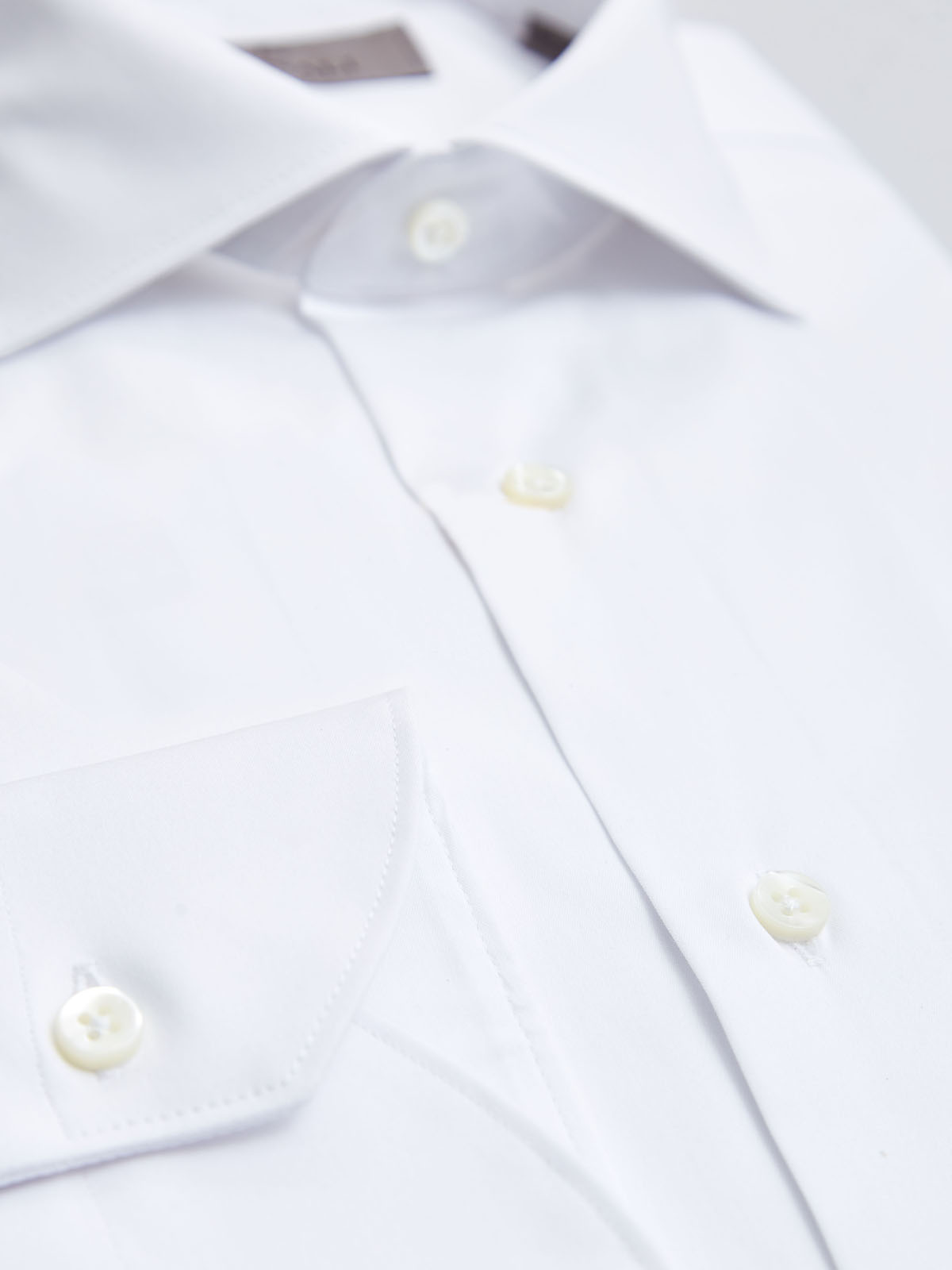 Белая сорочка из хлопкового поплина Impeccabile CANALI, цвет белый, размер 50;52;52;54;56;58;60;62 - фото 2