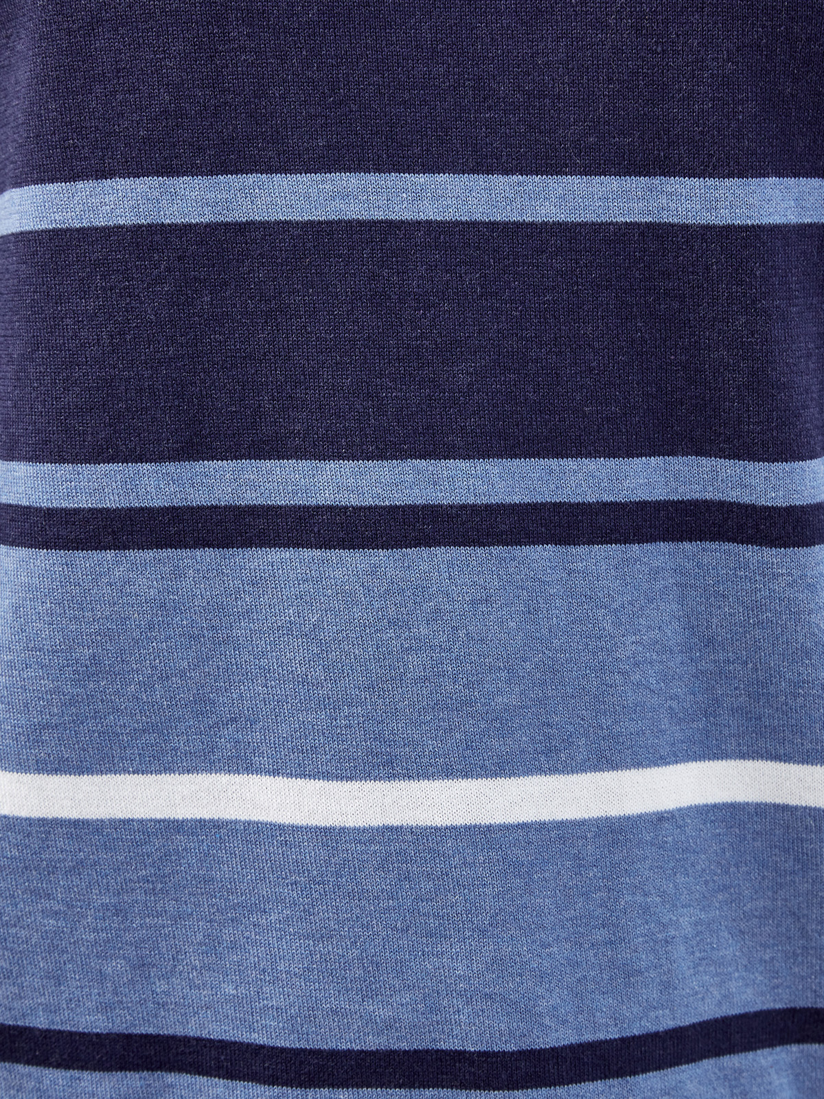 Джемпер из мягкой хлопковой пряжи в полоску CANALI, цвет синий, размер 52;54;56;58;50 - фото 5