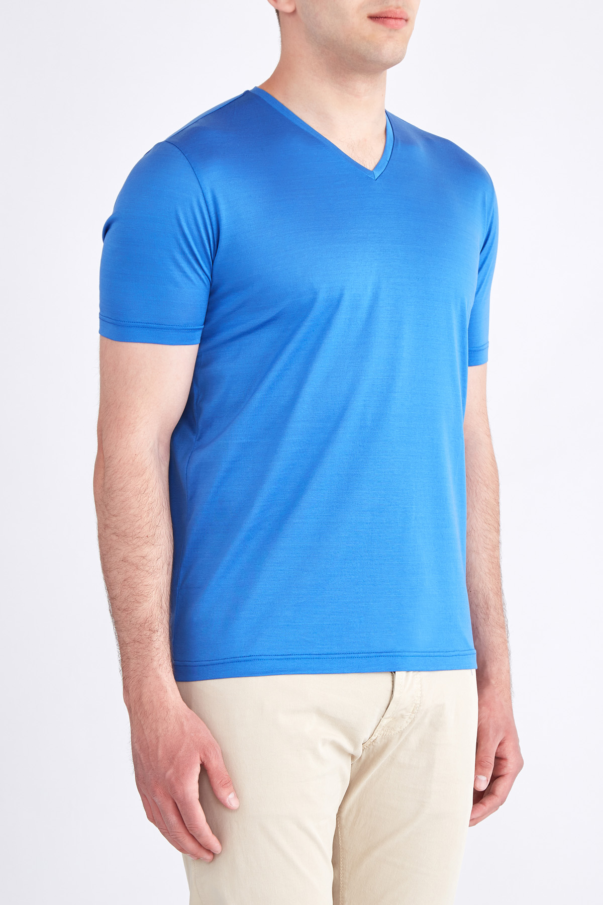 футболка GRAN SASSO, цвет голубой, размер 46 - фото 3