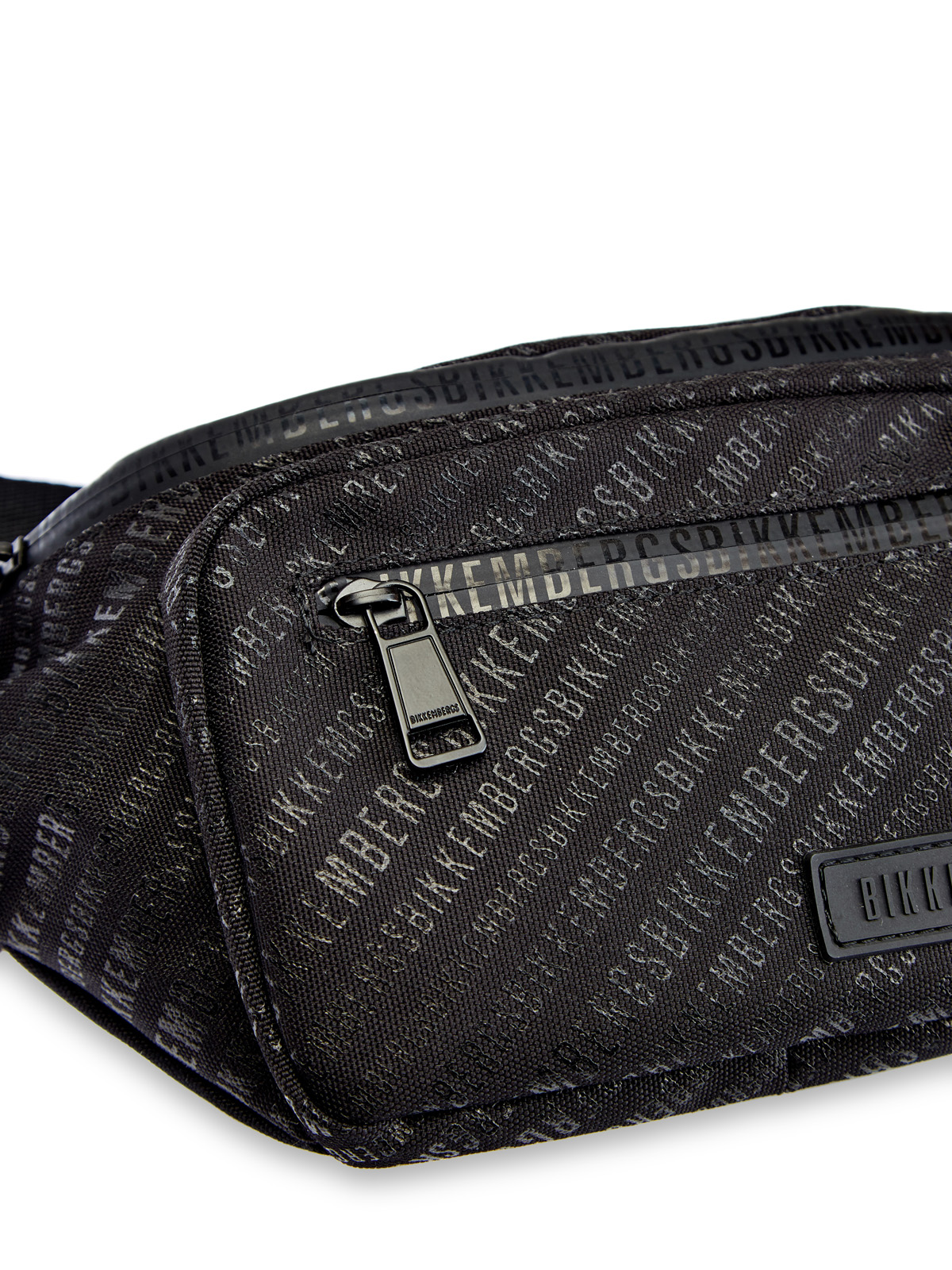 Поясная сумка с принтом All Over и макро-пуллером BIKKEMBERGS, цвет черный, размер 54;56;58;48 - фото 6
