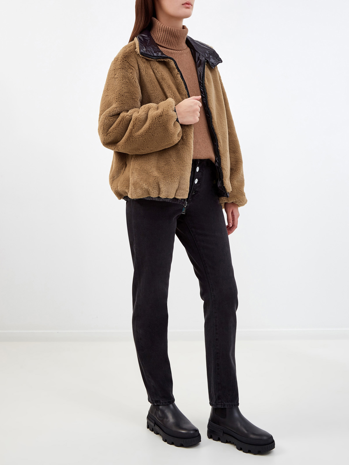 Двусторонняя куртка Adoxe из блестящего нейлона laqué MONCLER, цвет мульти, размер S;M;L - фото 3