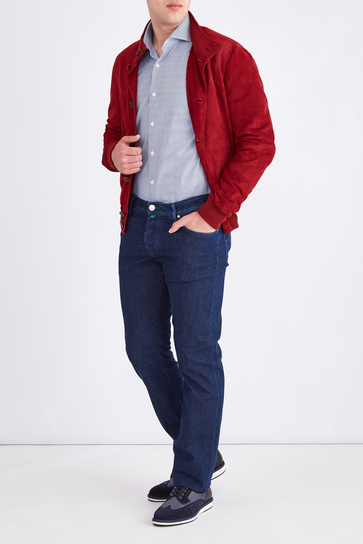 куртка ENRICO MANDELLI, цвет красный, размер 52 - фото 2