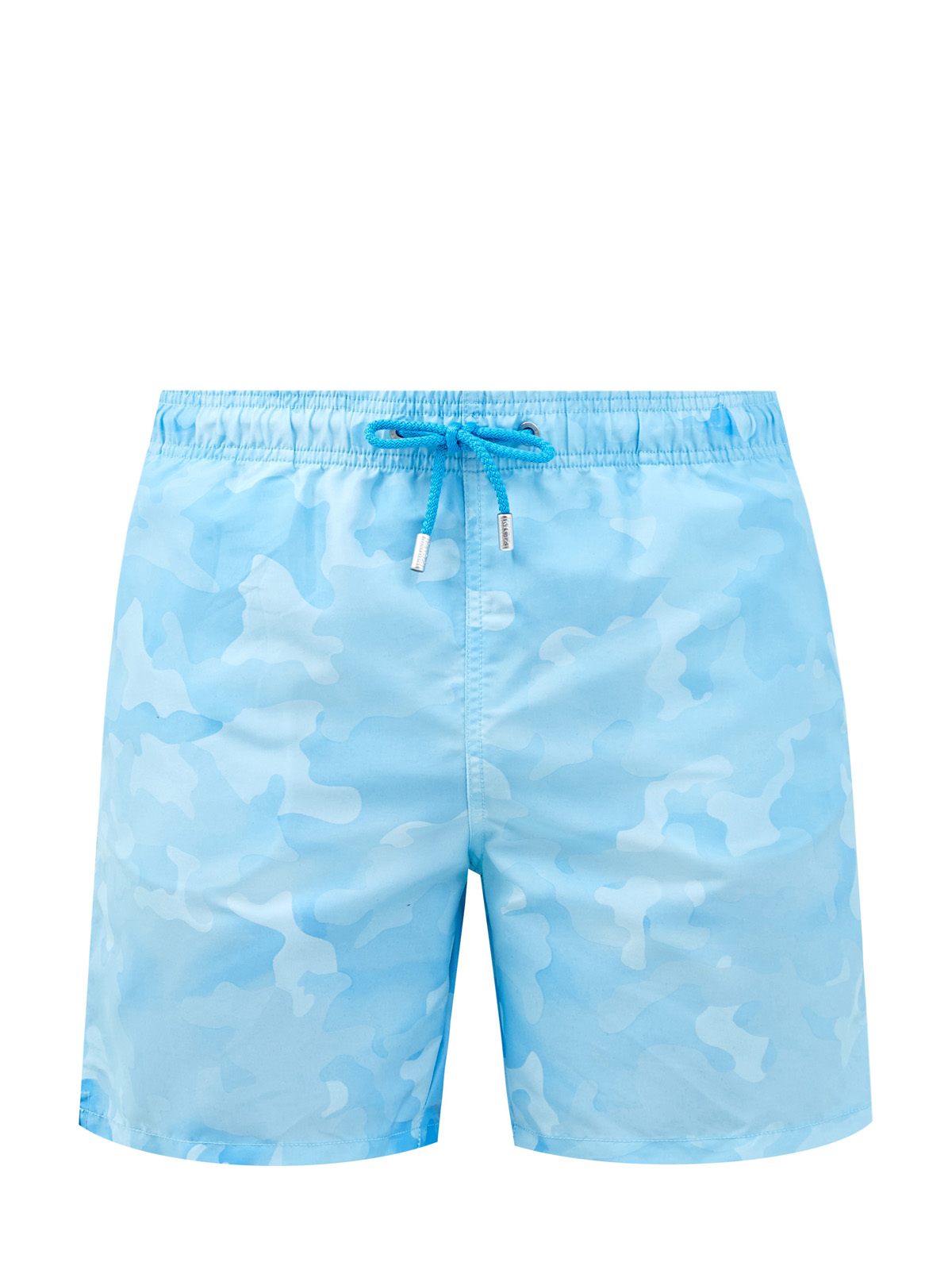 Плавательные шорты с камуфляжным принтом в голубых тонах MC2 SAINT BARTH, цвет голубой, размер M;XL;4XL
