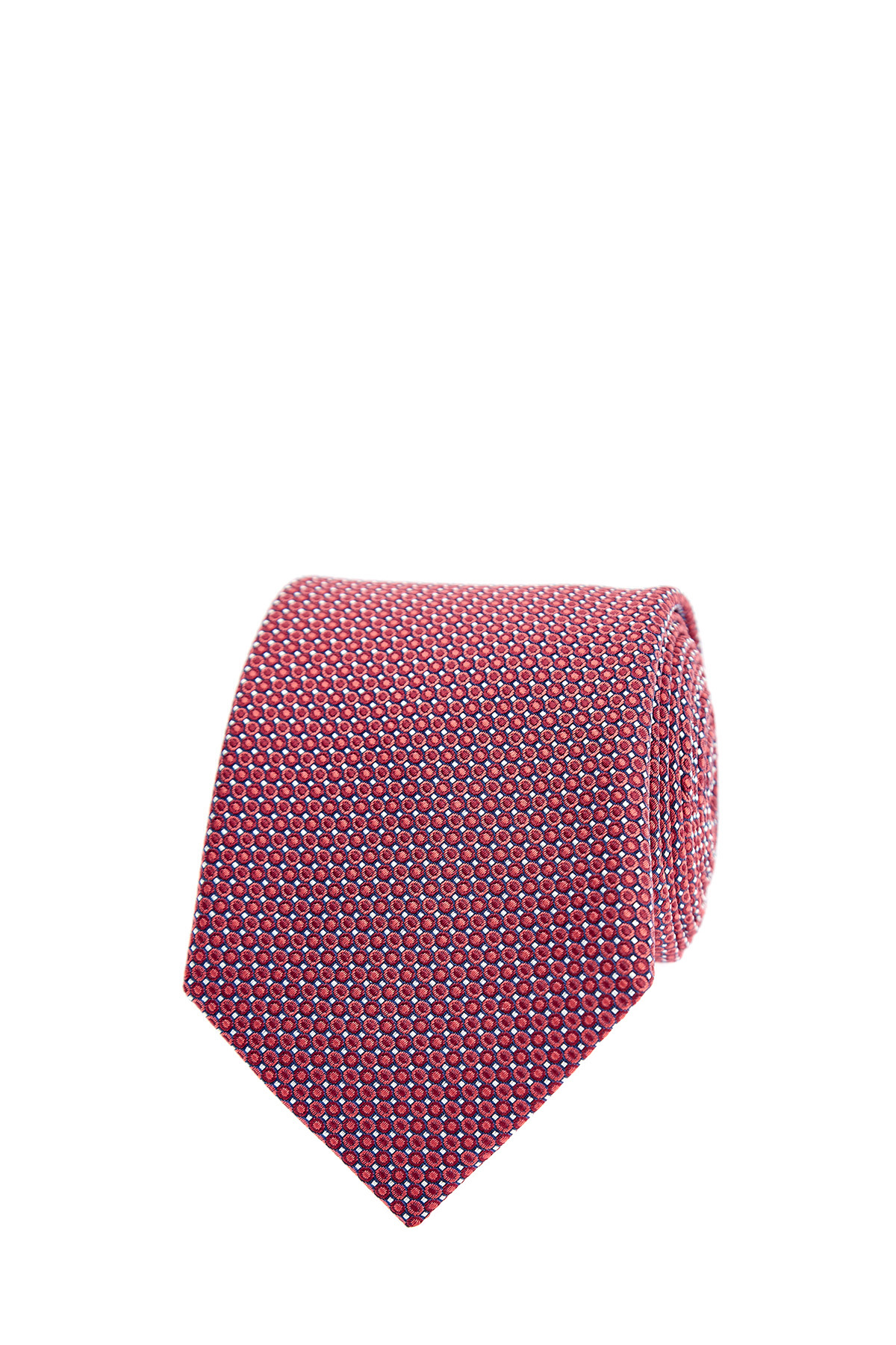 Выполненный вручную галстук из плотного шелка