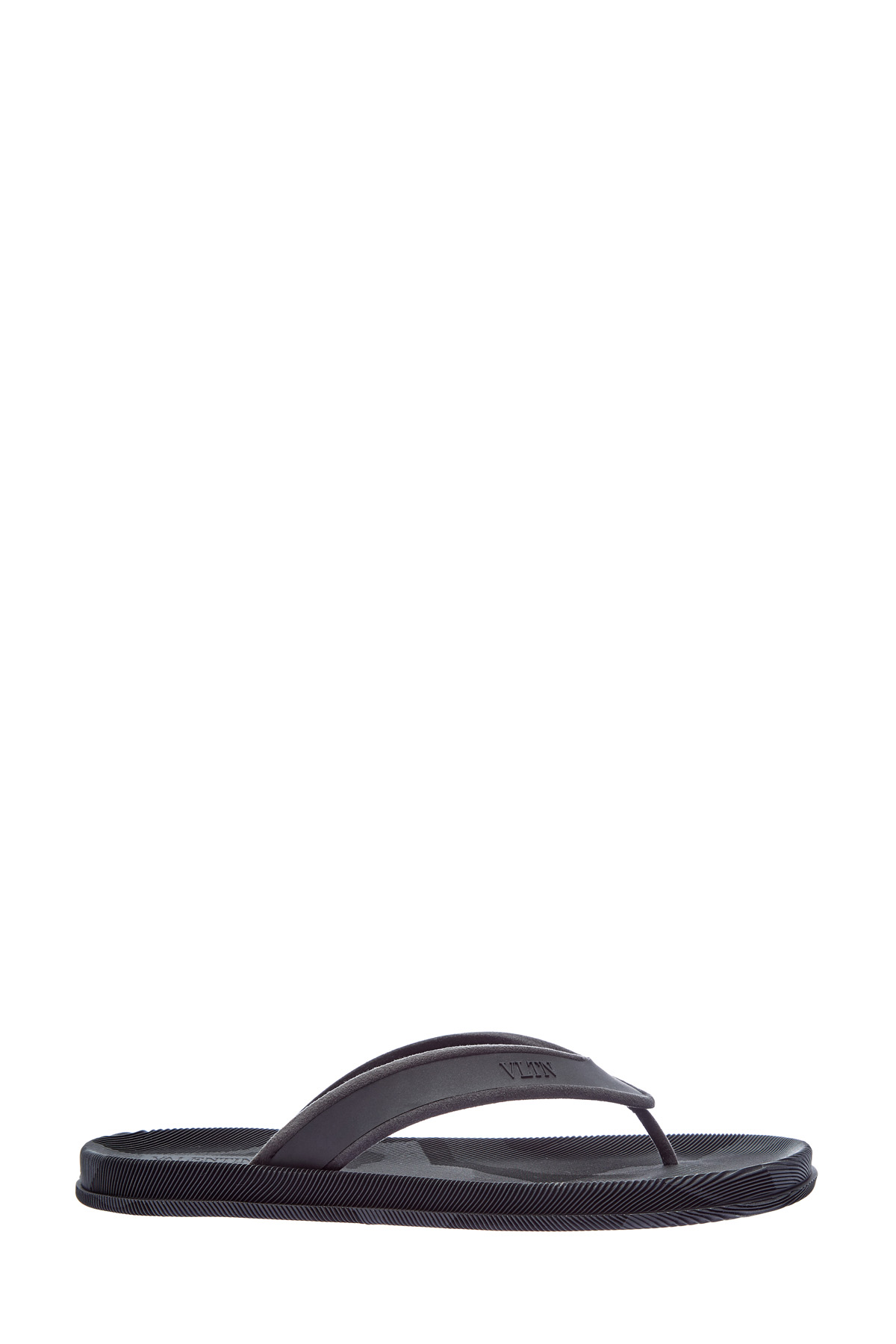 Шлепанцы с рифленой подошвой и отделкой из алькантары VALENTINO GARAVANI, цвет черный, размер 40.5;42 - фото 1
