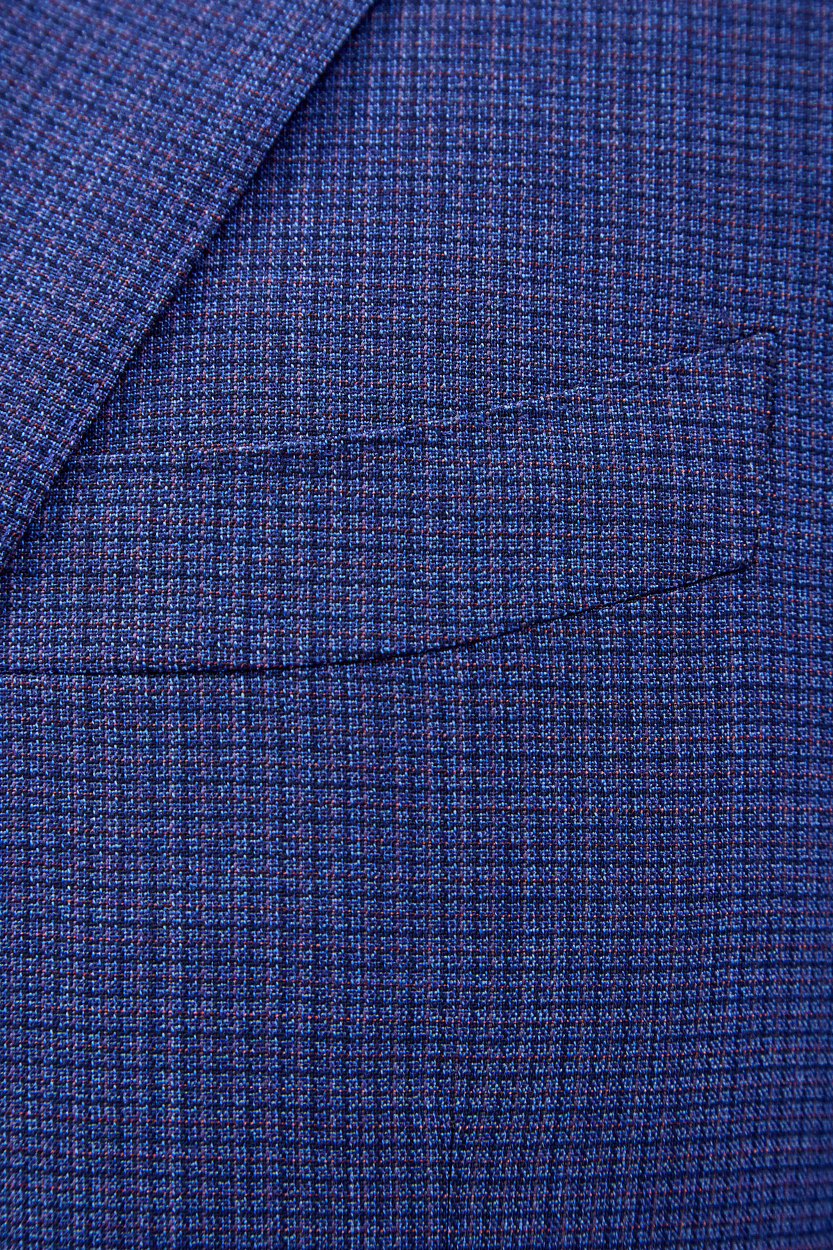 Костюм из шерстяной ткани Impeccabile с микро-принтом CANALI, цвет синий, размер 56;58;60;62 - фото 3