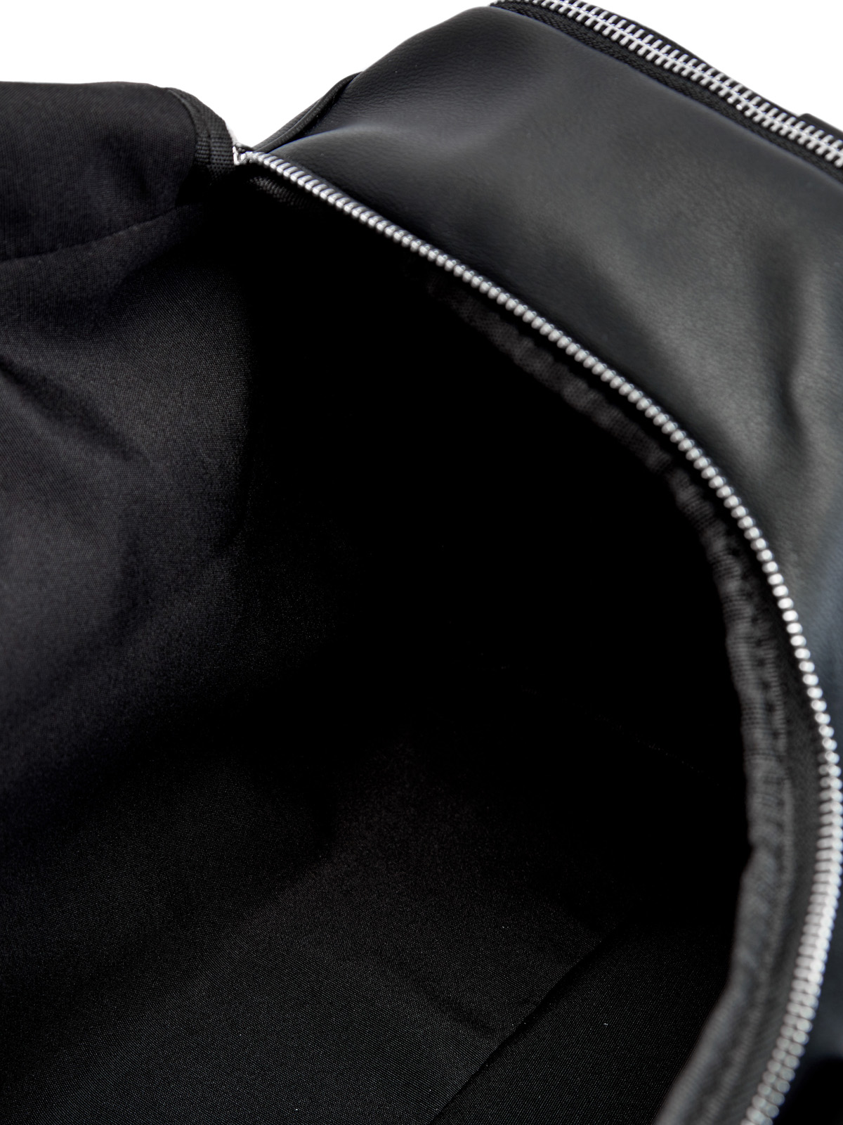 Спортивная сумка из экокожи с двойной молнией и ремнем BIKKEMBERGS, цвет черный, размер 54;56;58;48 - фото 7