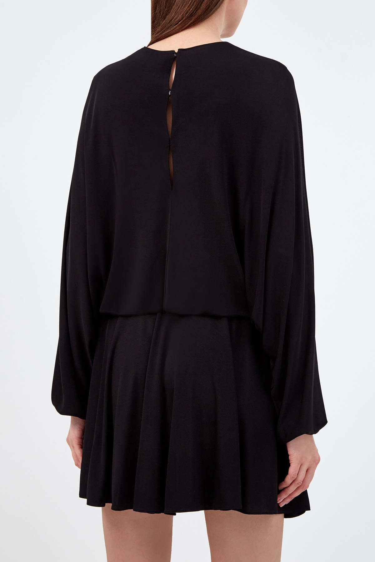 Струящееся платье с подвеской Maison Gryphons VALENTINO, цвет черный, размер 42;40 - фото 4