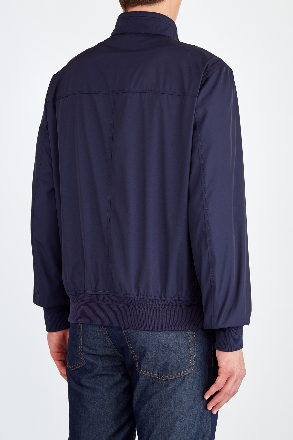 Куртка из водоотталкивающей ткани на подкладке из кашемира и шелка CANALI, цвет синий, размер 50;54;58 - фото 4