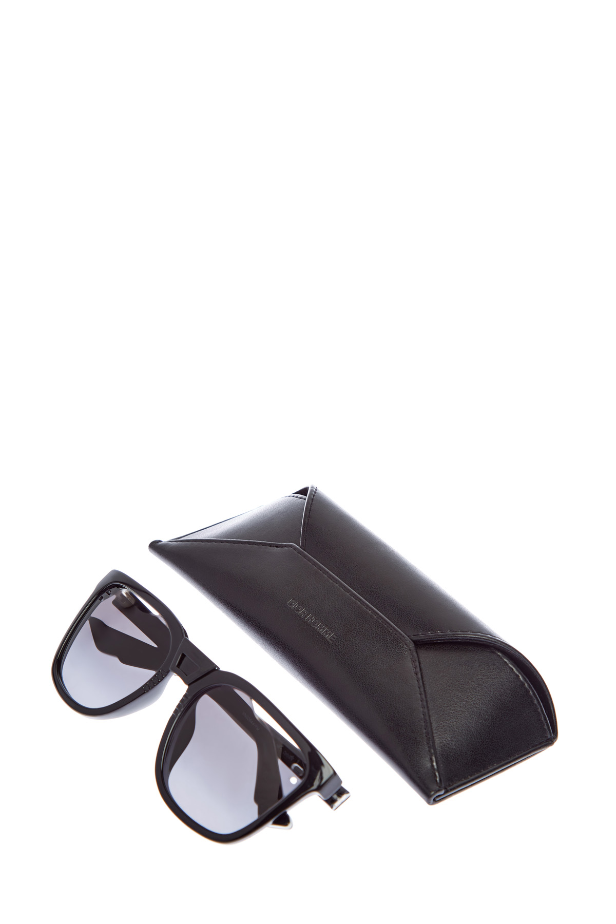Очки B24 с объемной отделкой дужек и резными линзами DIOR (sunglasses) men, цвет черный, размер 42 - фото 5
