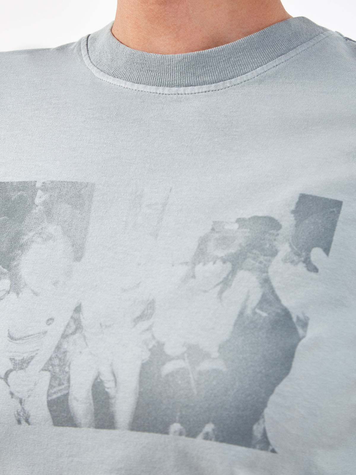 Хлопковая футболка T-Reg из джерси с цифровым принтом DIESEL, цвет серый, размер S;M;L;XL - фото 5