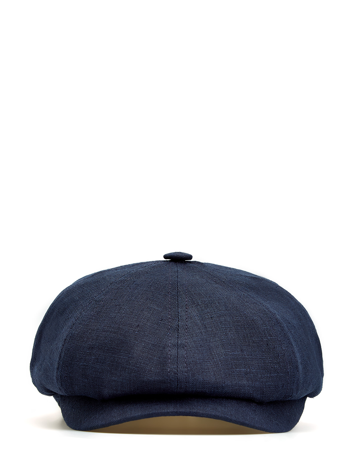 Регулируемая кепка-коппола из окрашенного вручную льна CUDGI, цвет синий, размер 60;59;58