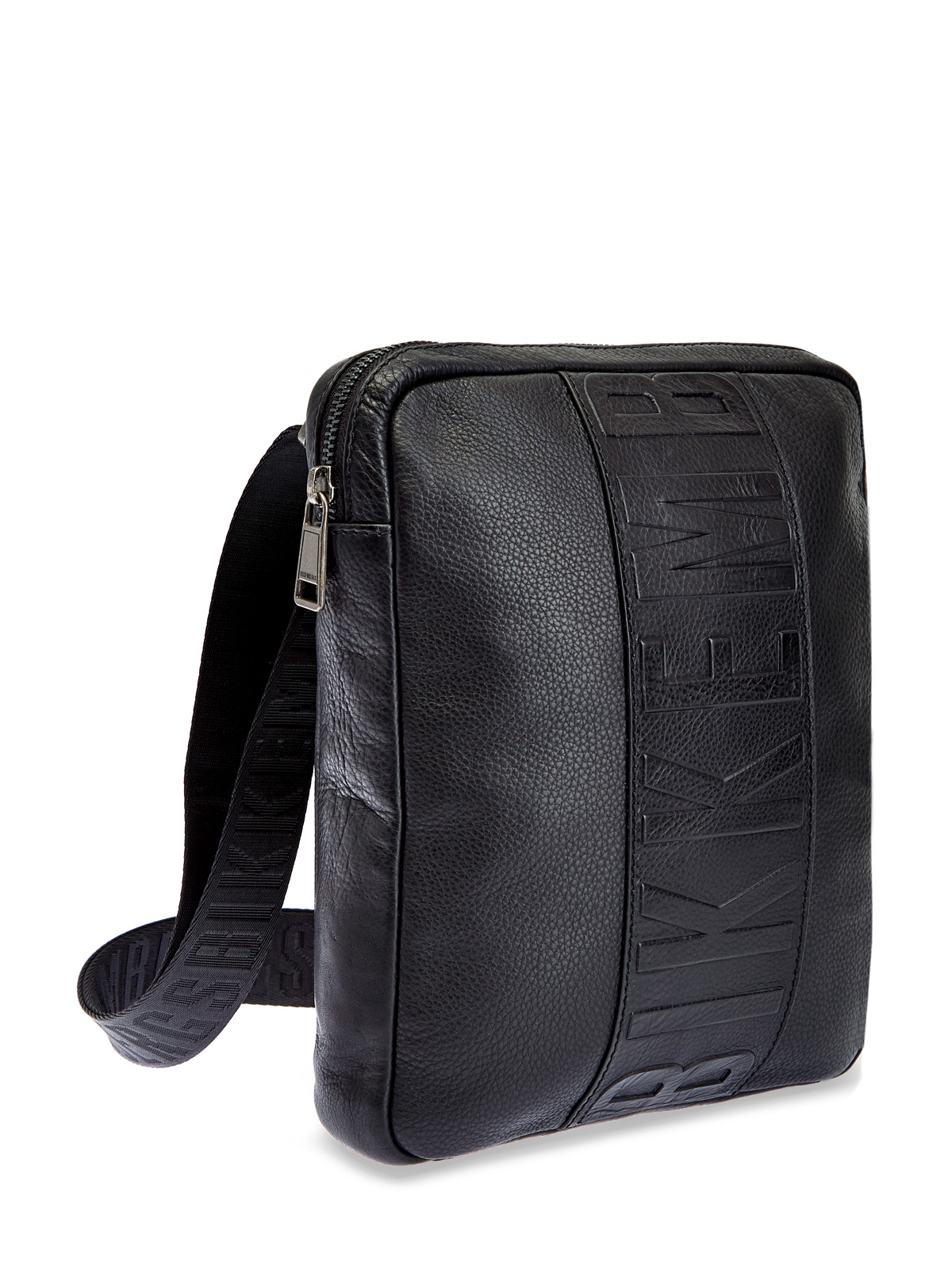 Плечевая сумка-мессенджер с регулируемым ремнем BIKKEMBERGS, цвет черный, размер 54;56;58;48 - фото 2