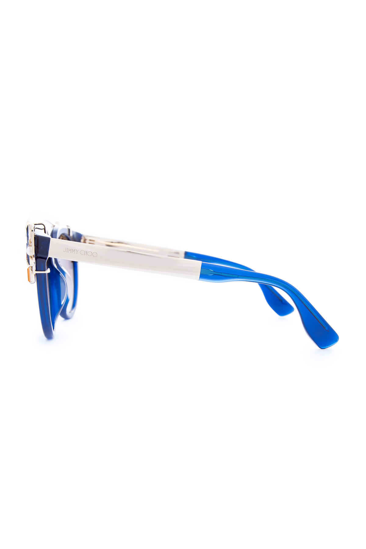 очки JIMMY CHOO  (sunglasses), цвет синий, размер 36 - фото 4