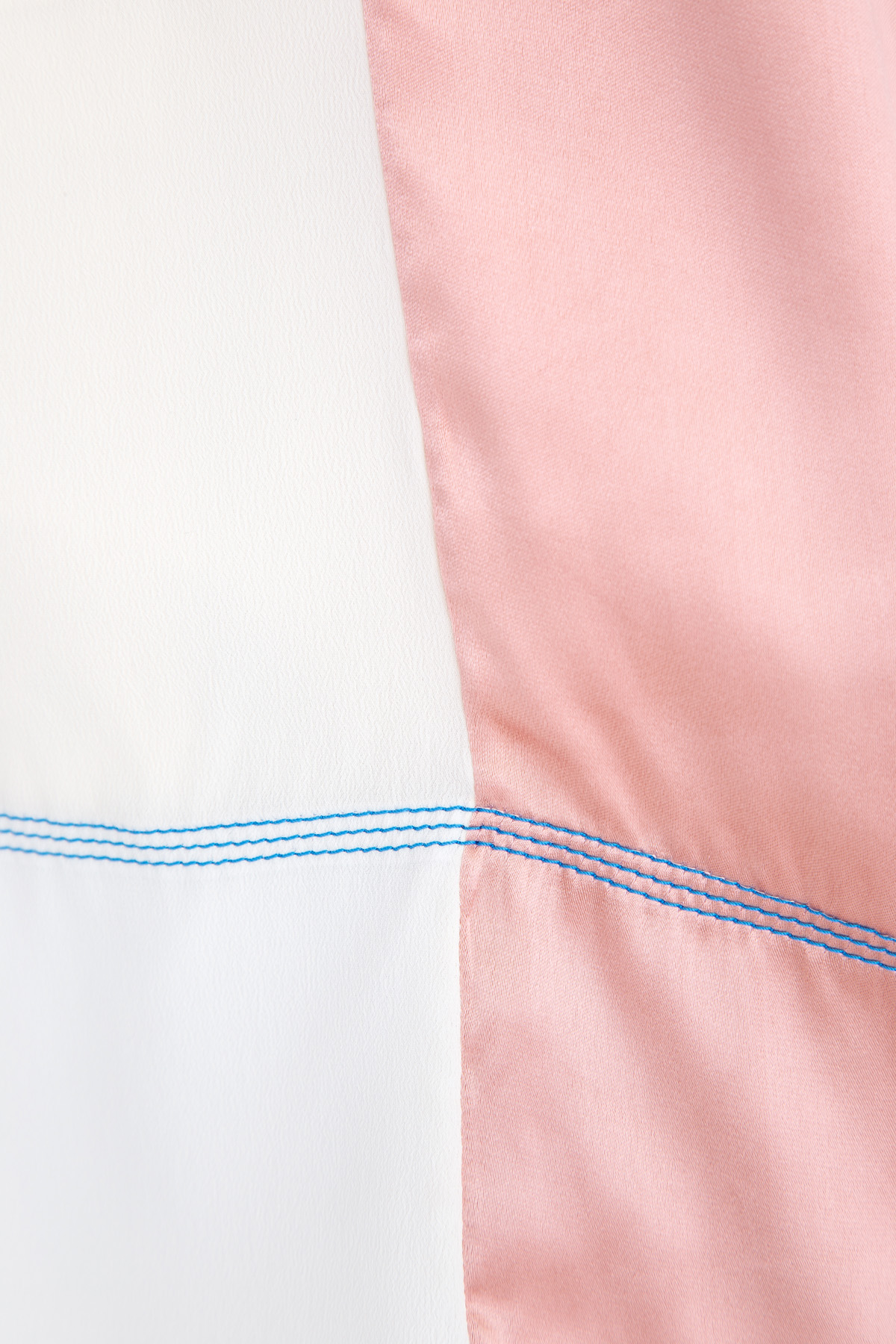 Блузка без рукавов из струящейся атласной ткани с контрастной строчкой MARNI, цвет мульти, размер 40;42;44 - фото 5