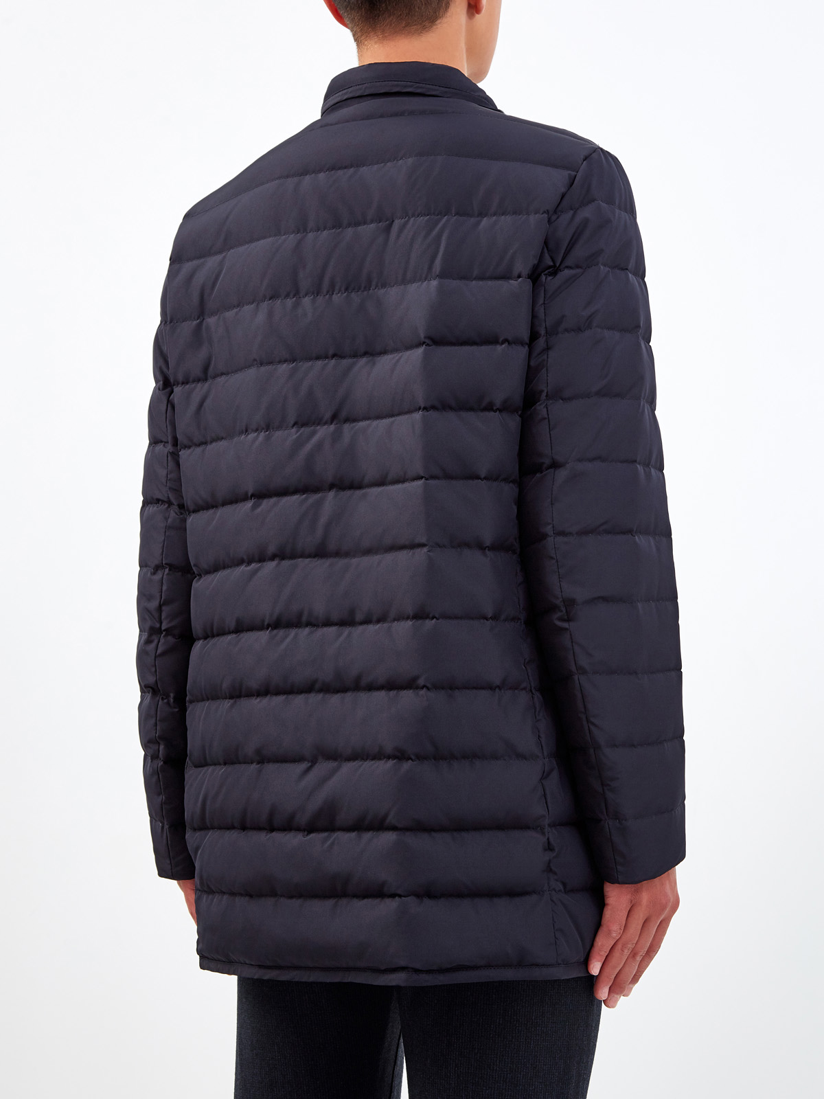 Утепленная куртка из водонепроницаемой ткани Rain Protection CANALI, цвет синий, размер 50;52;54;56;58 - фото 4