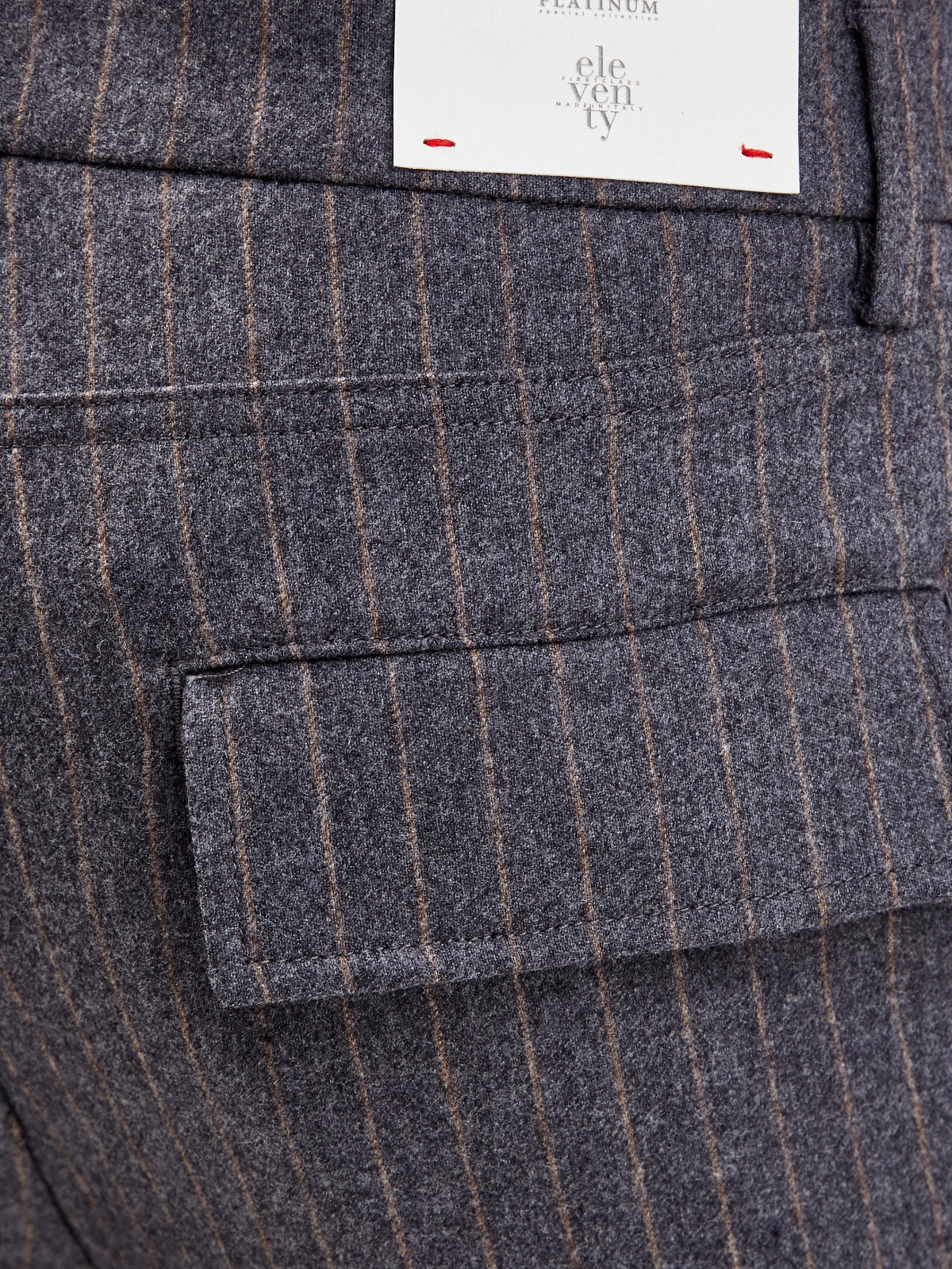 Зауженные брюки с карманами в стиле карго ELEVENTY, цвет серый, размер 48;50;52 - фото 4