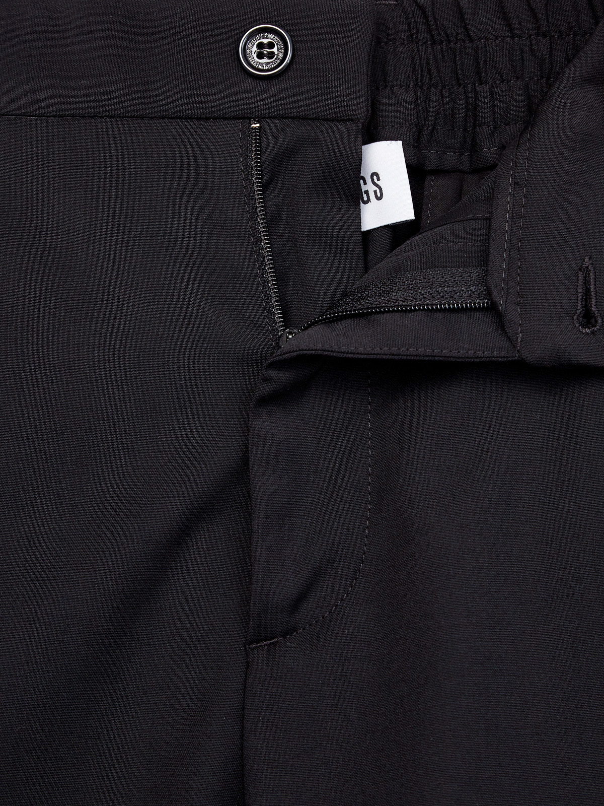 Брюки в расслабленном стиле с прорезными карманами BIKKEMBERGS, цвет черный, размер XL - фото 6