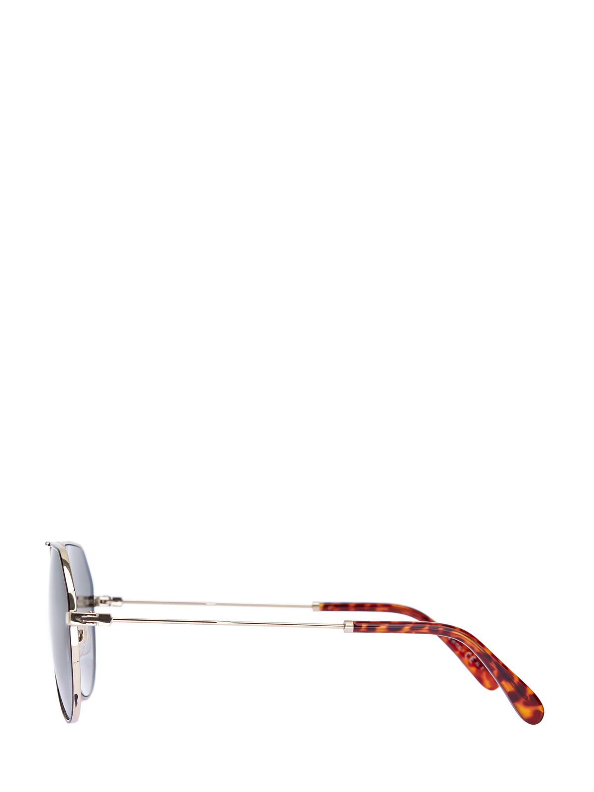 Очки-авиаторы в тонкой оправе с металлическим логотипом GIVENCHY (sunglasses), цвет черный, размер S;M;L - фото 3