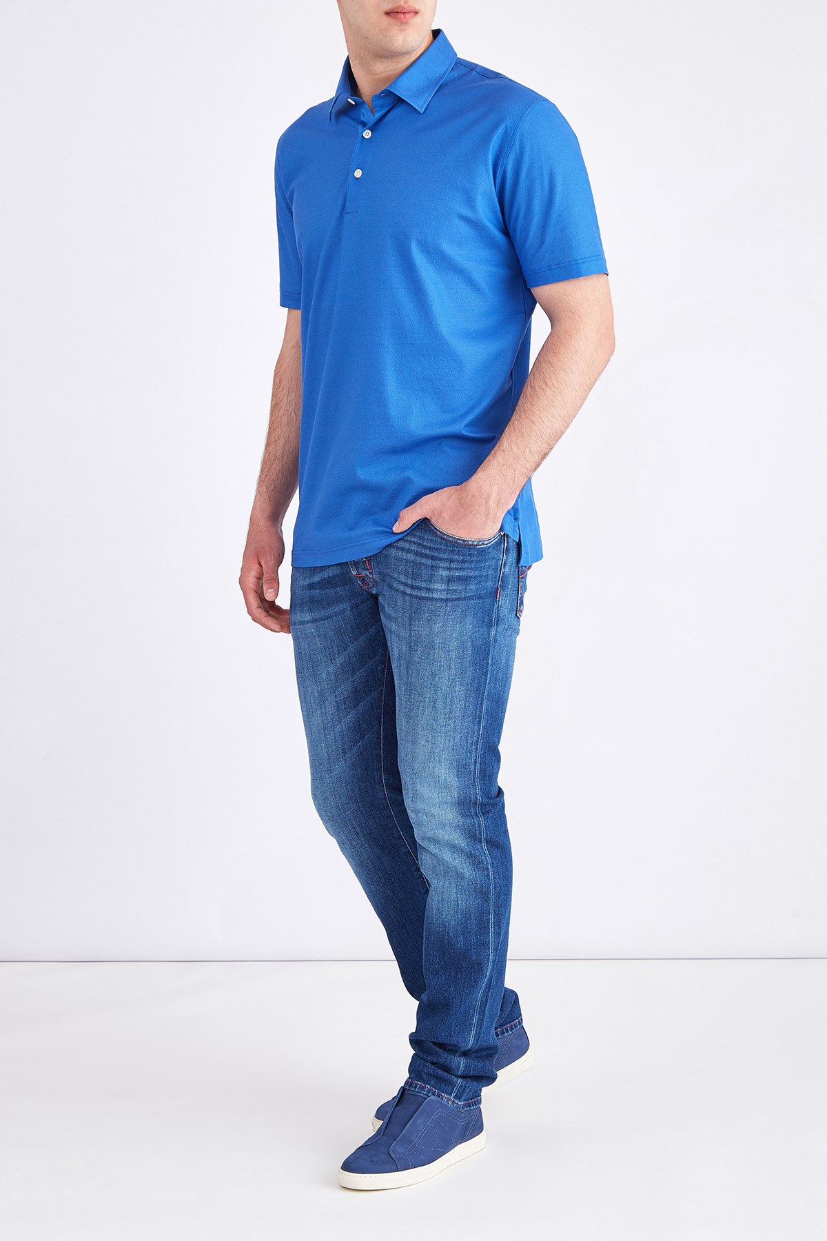 джинсы JACOB COHEN, цвет синий, размер 56 - фото 2