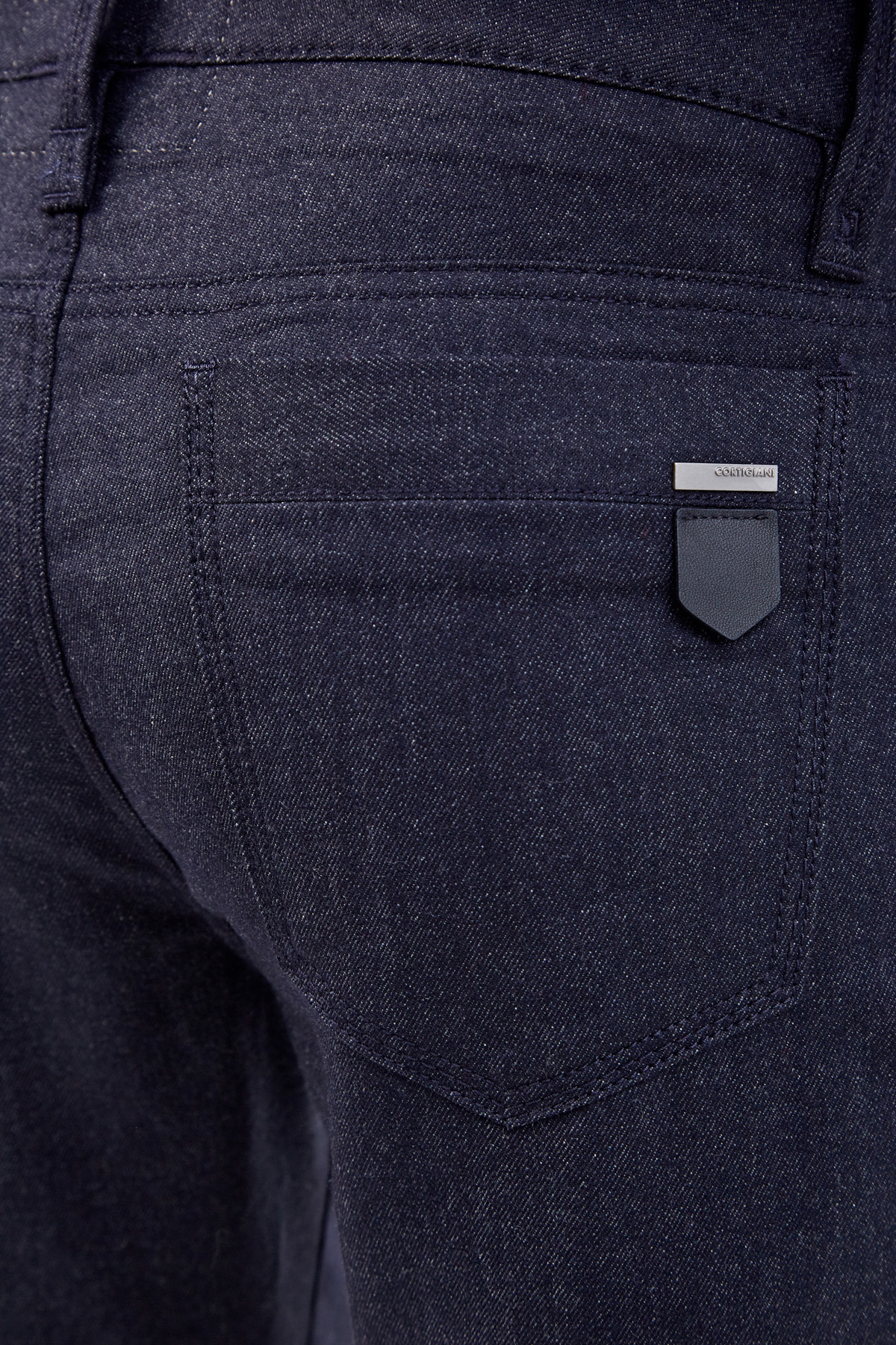 Утепленные джинсы с внутренней отделкой из шерстяной фланели CORTIGIANI, цвет синий, размер 48;50;52;54;56;58;60;46 - фото 6