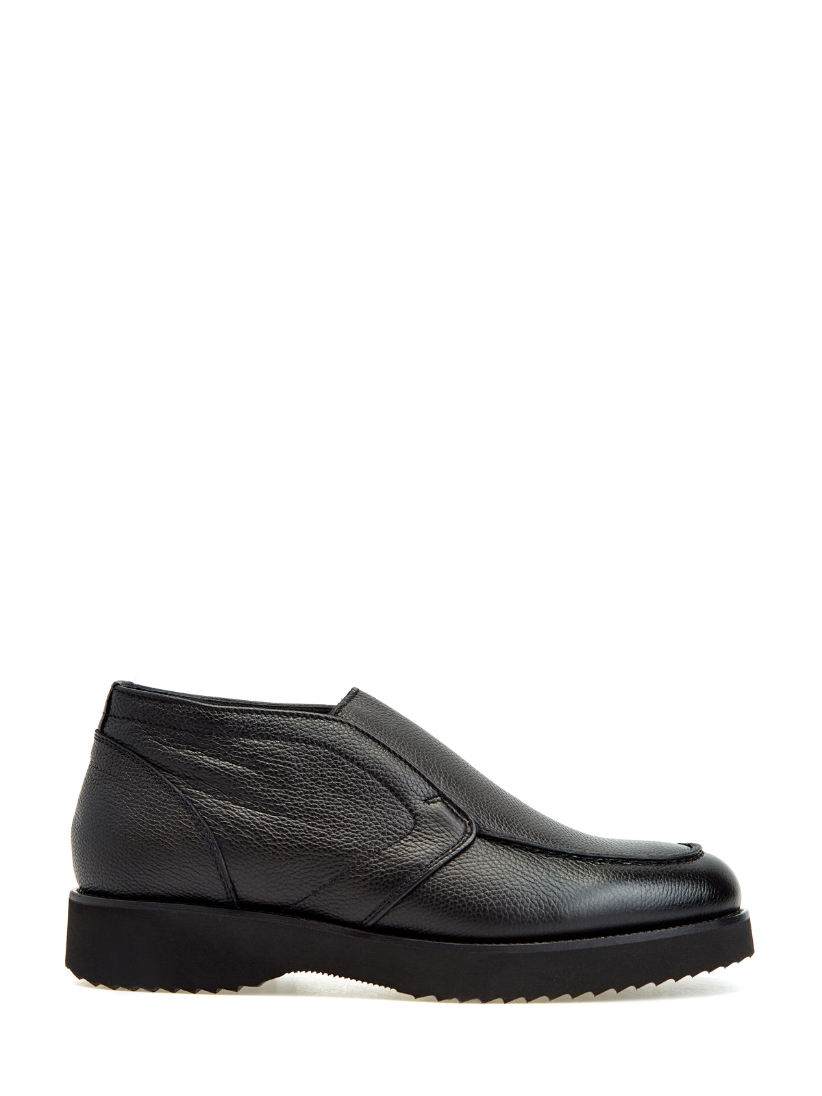 Утепленные ботинки из матовой крупнозернистой кожи DOUCAL'S, цвет черный, размер 40.5;41;41.5;42;42.5;43;43.5;44 - фото 1