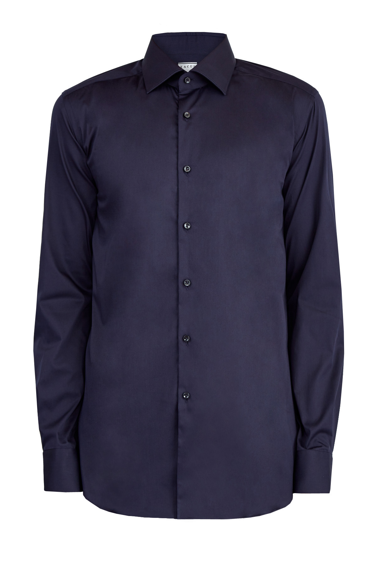 

Рубашка кроя Tailor Fit из эластичного хлопкового поплина, Синий, Рубашка кроя Tailor Fit из эластичного хлопкового поплина