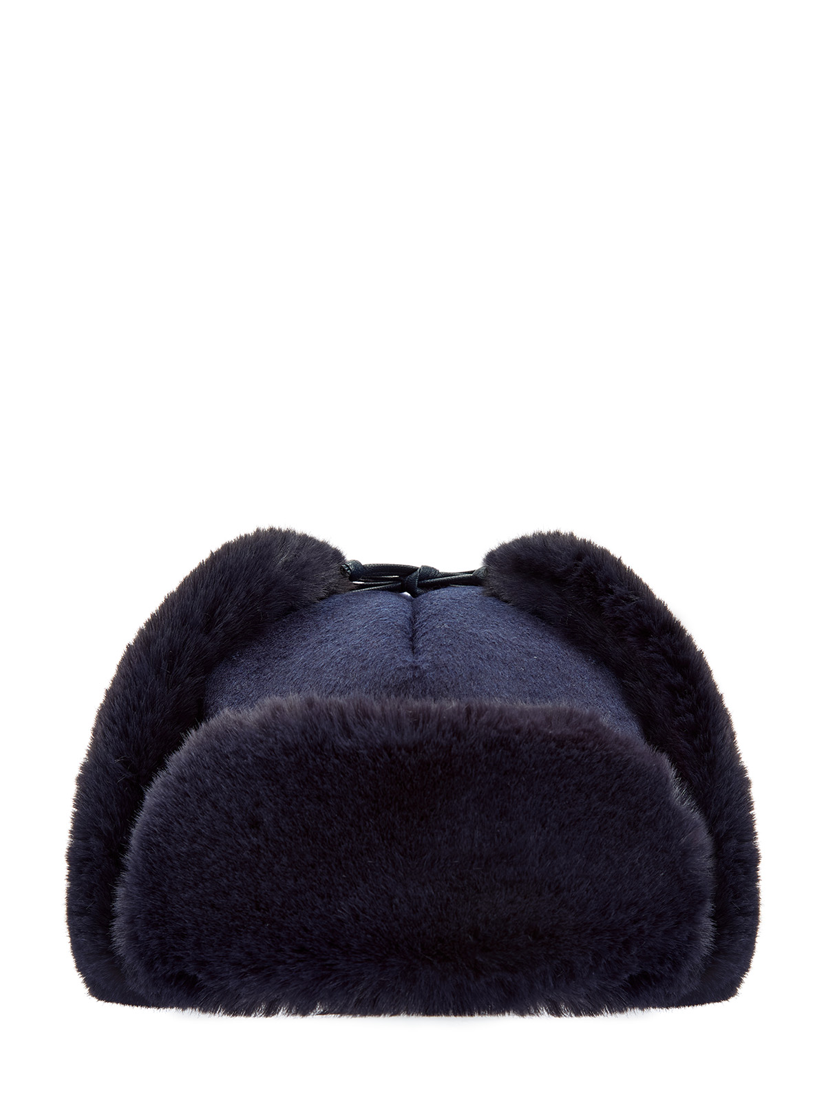 Шапка-трансформер с кожаным ремешком и эко-мехом 14720₽