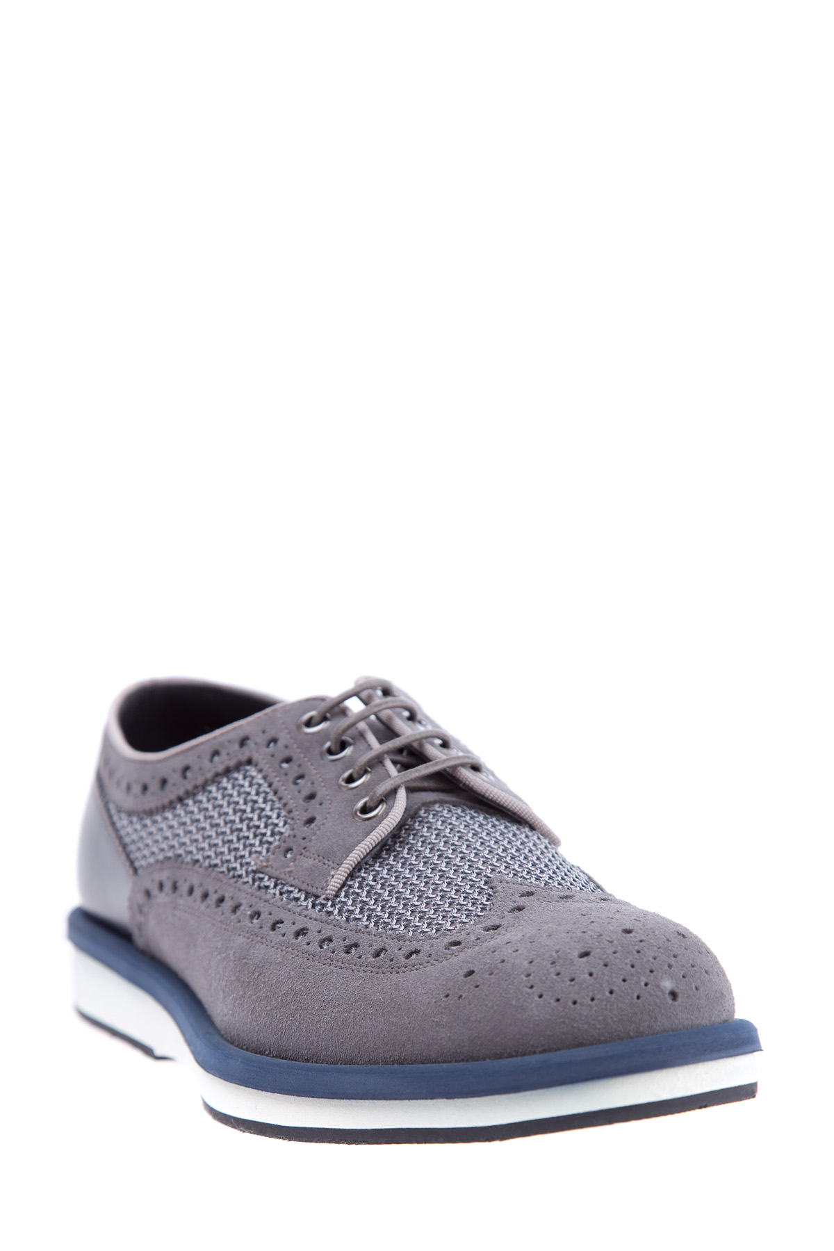 ботинки SANTONI, цвет серый, размер 40 - фото 3