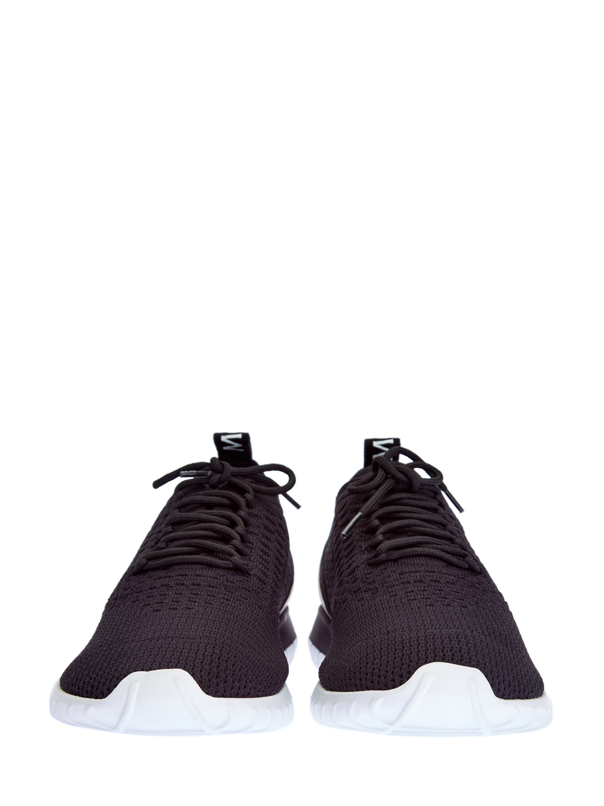 Ультралегкие кроссовки Emilien из дышащего текстиля и кожи MONCLER, цвет черный, размер 39;40;41;42;42.5;43;43.5;44;45 - фото 6