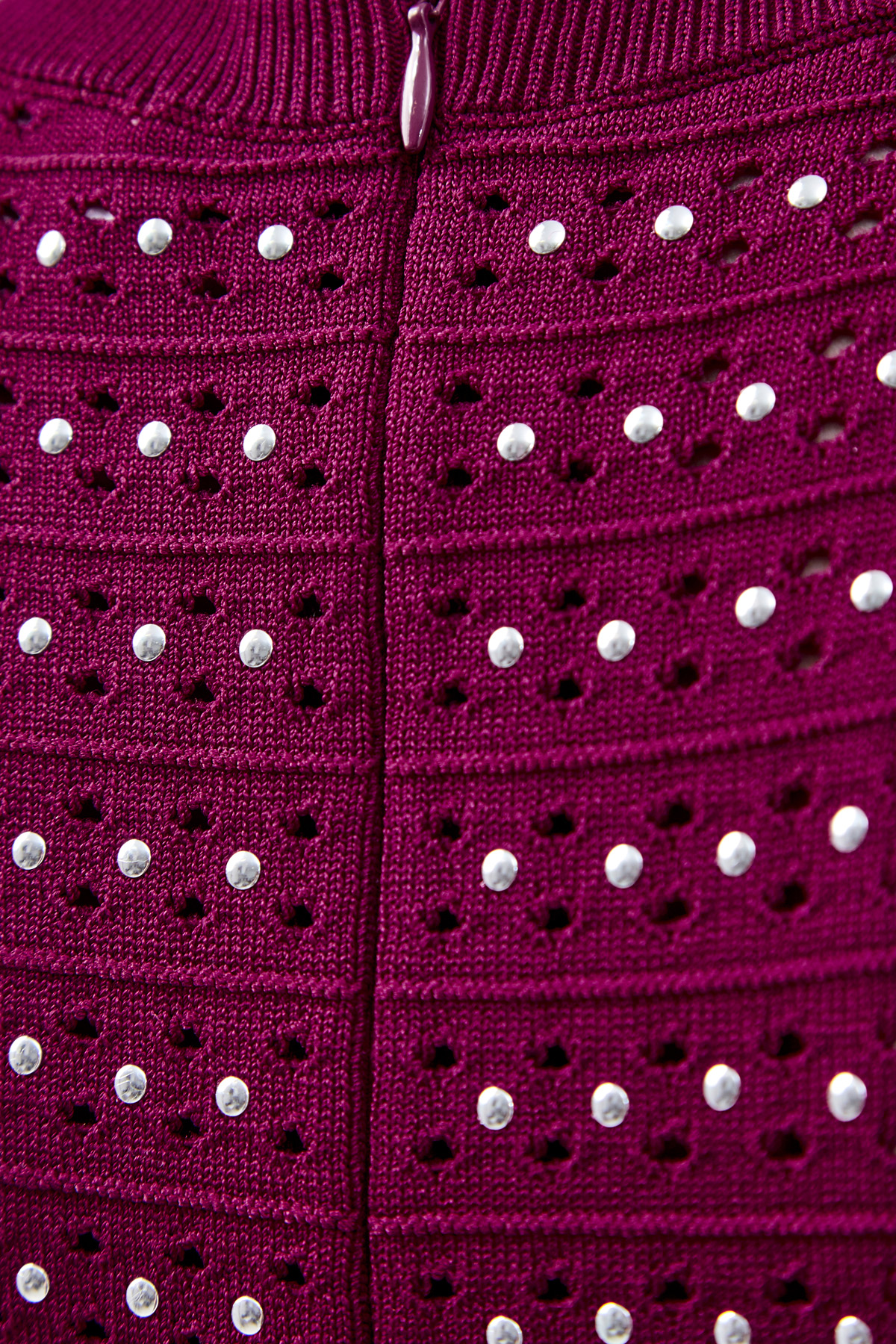 Платье с эффектом перфорации и заклепками MICHAEL Michael Kors, цвет розовый, размер XS;M;L - фото 6