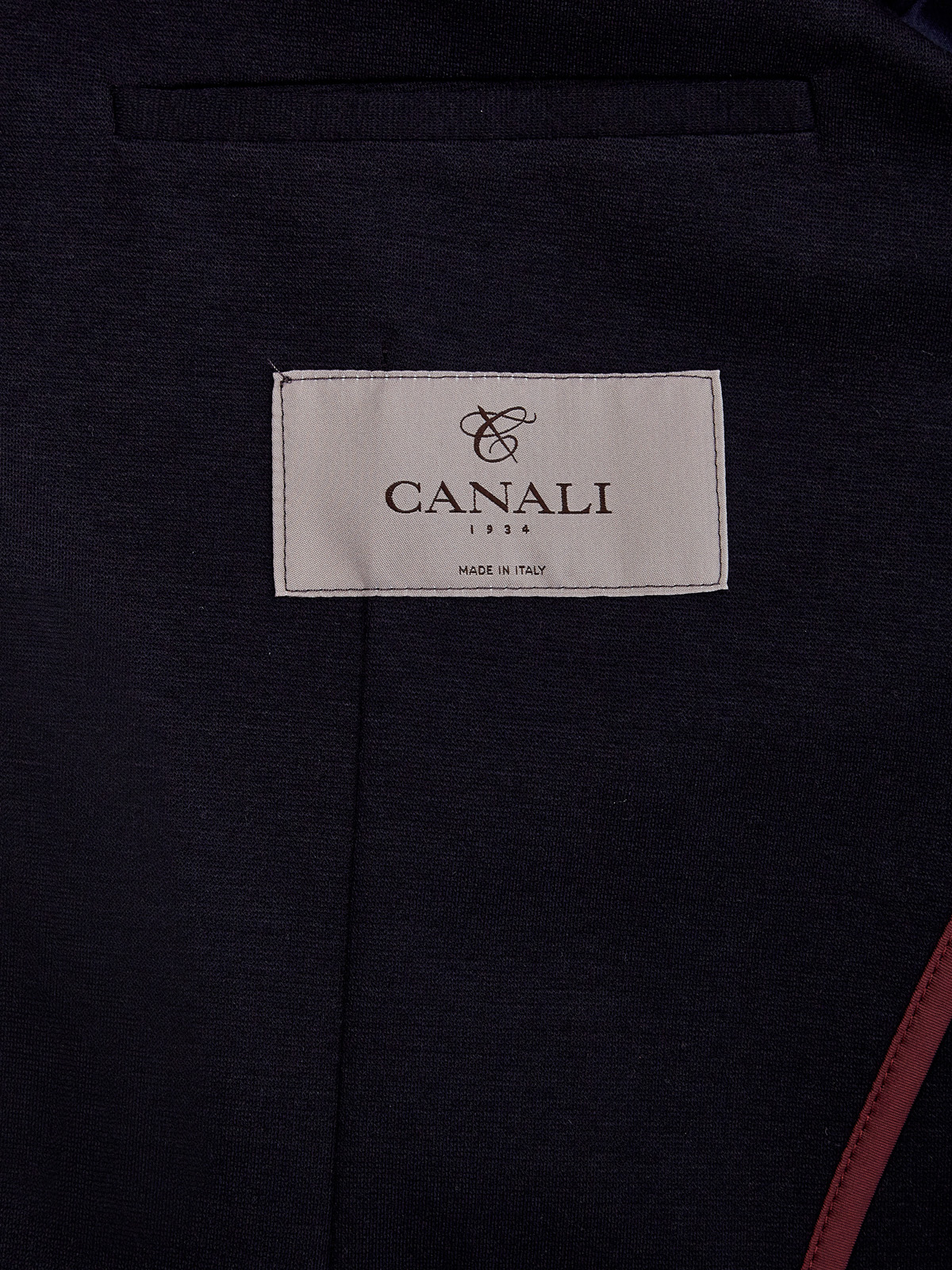 Блейзер в стиле sprezzatura с накладными карманами CANALI, цвет синий, размер 48;50;52 - фото 6